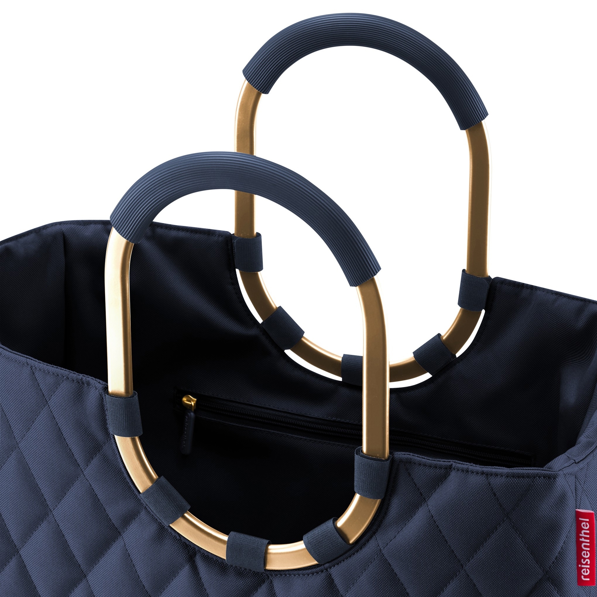 reisenthel - loopshopper L -  frame rhombus midnight gold reisenthel - loopshopper L -  frame rhombus midnight gold