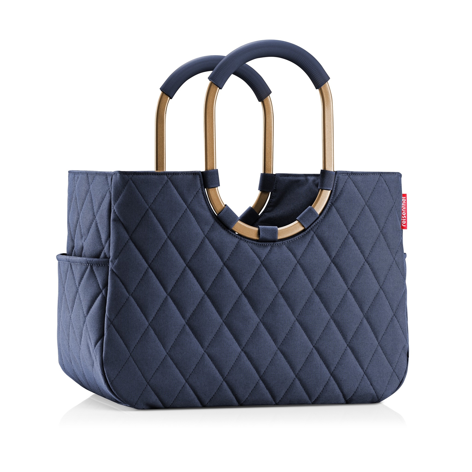 reisenthel - loopshopper L -  frame rhombus midnight gold reisenthel - loopshopper L -  frame rhombus midnight gold