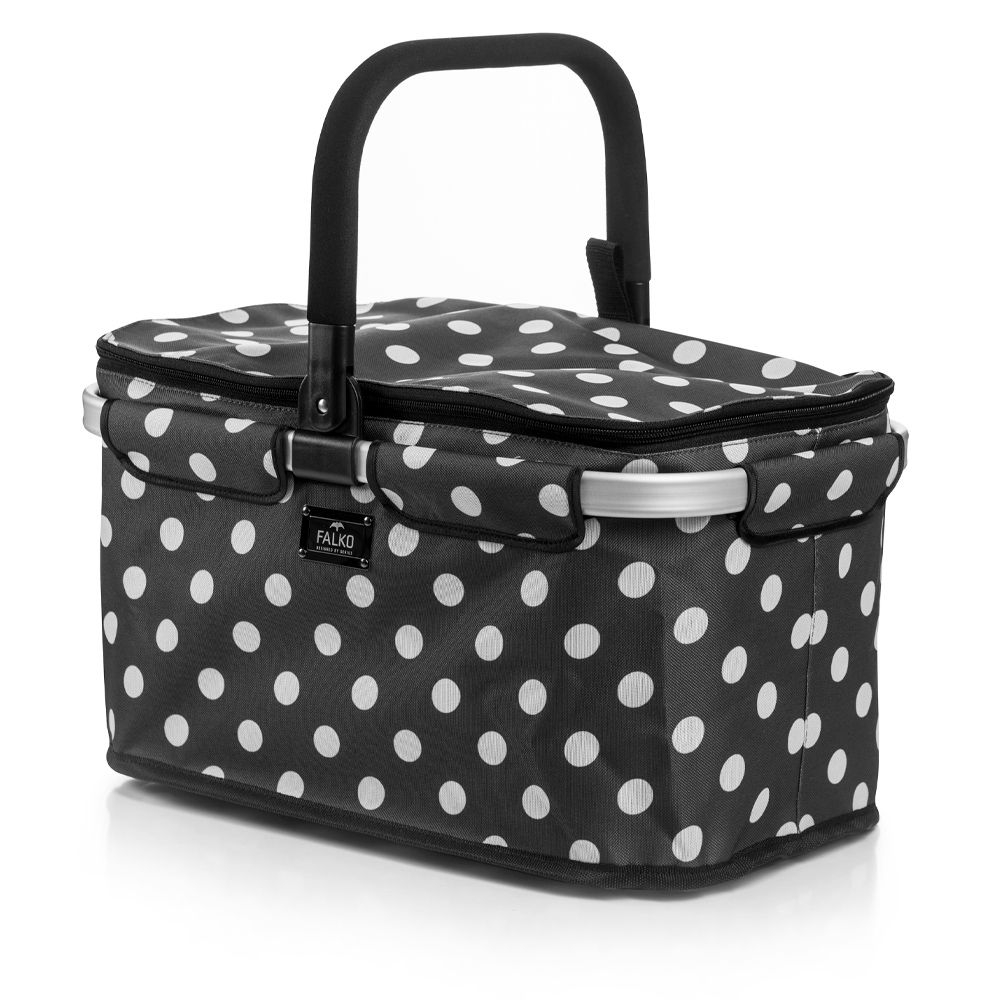 Genius - Shopping Basket Falko - Grey Dots