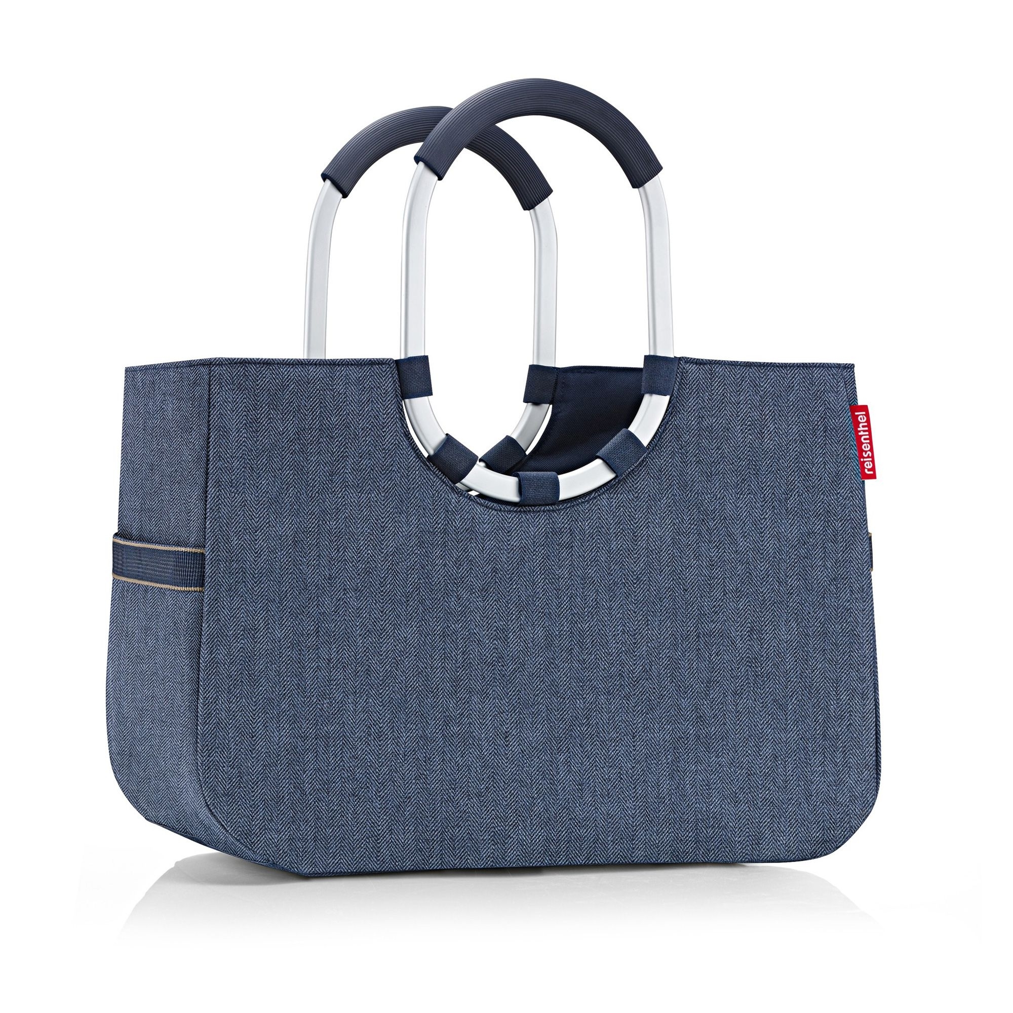 reisenthel - loopshopper L - herringbone dark blue reisenthel - loopshopper L - herringbone dark blue