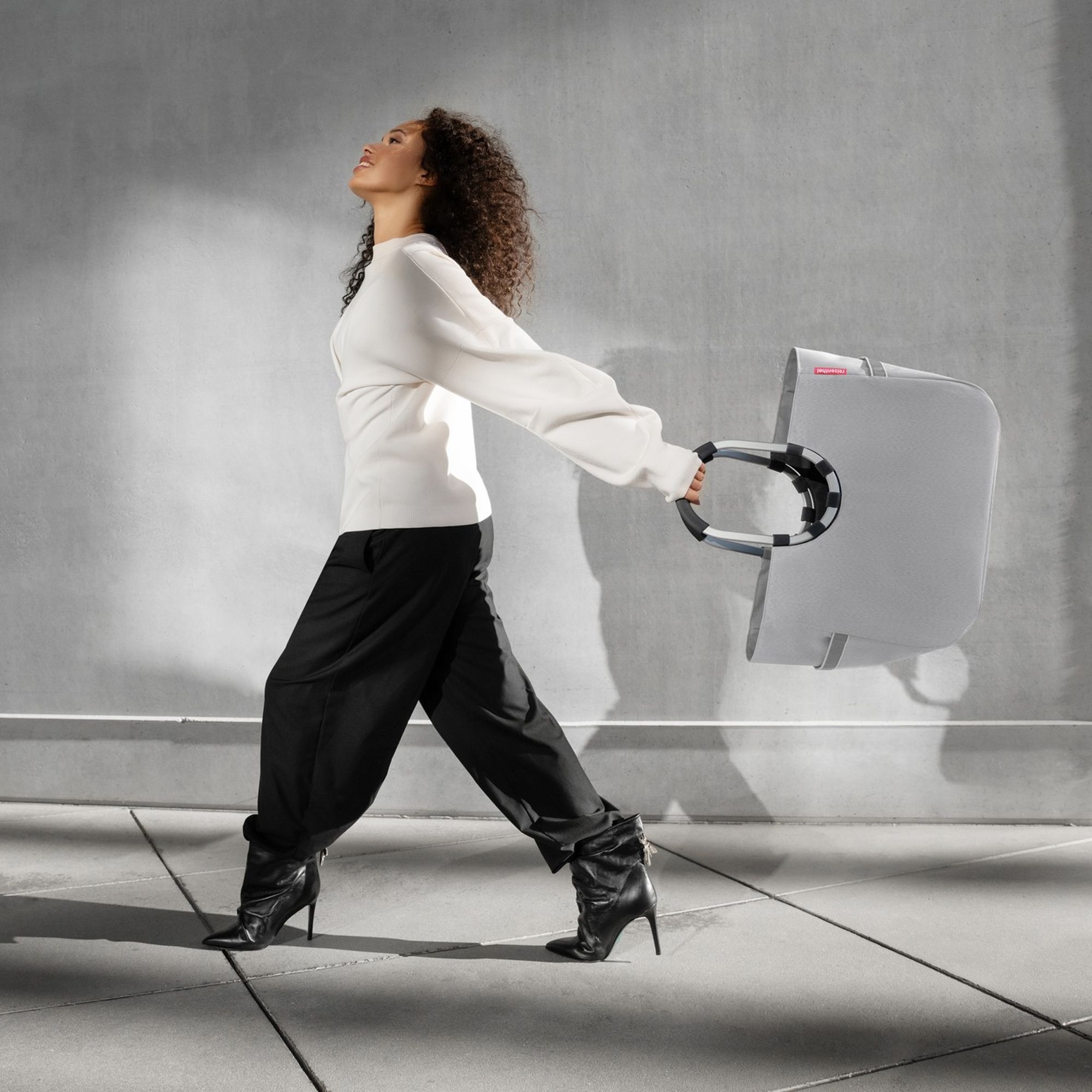 reisenthel - loopshopper L - herringbone grey reisenthel - loopshopper L - herringbone grey