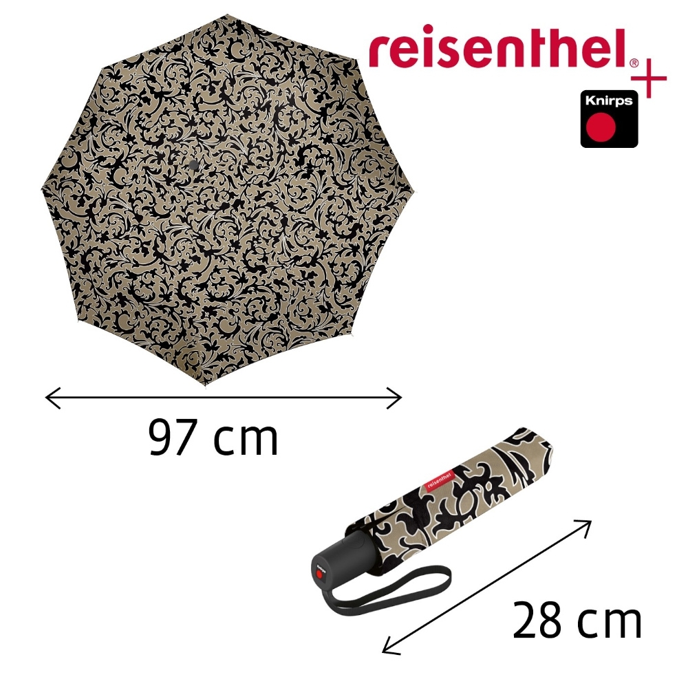 reisenthel - umbrella pocket duomatic - baroque marble reisenthel - umbrella pocket duomatic - baroque marble