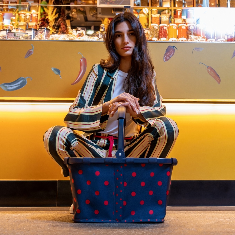 reisenthel - carrybag - frame mixed dots red reisenthel - carrybag - frame mixed dots red