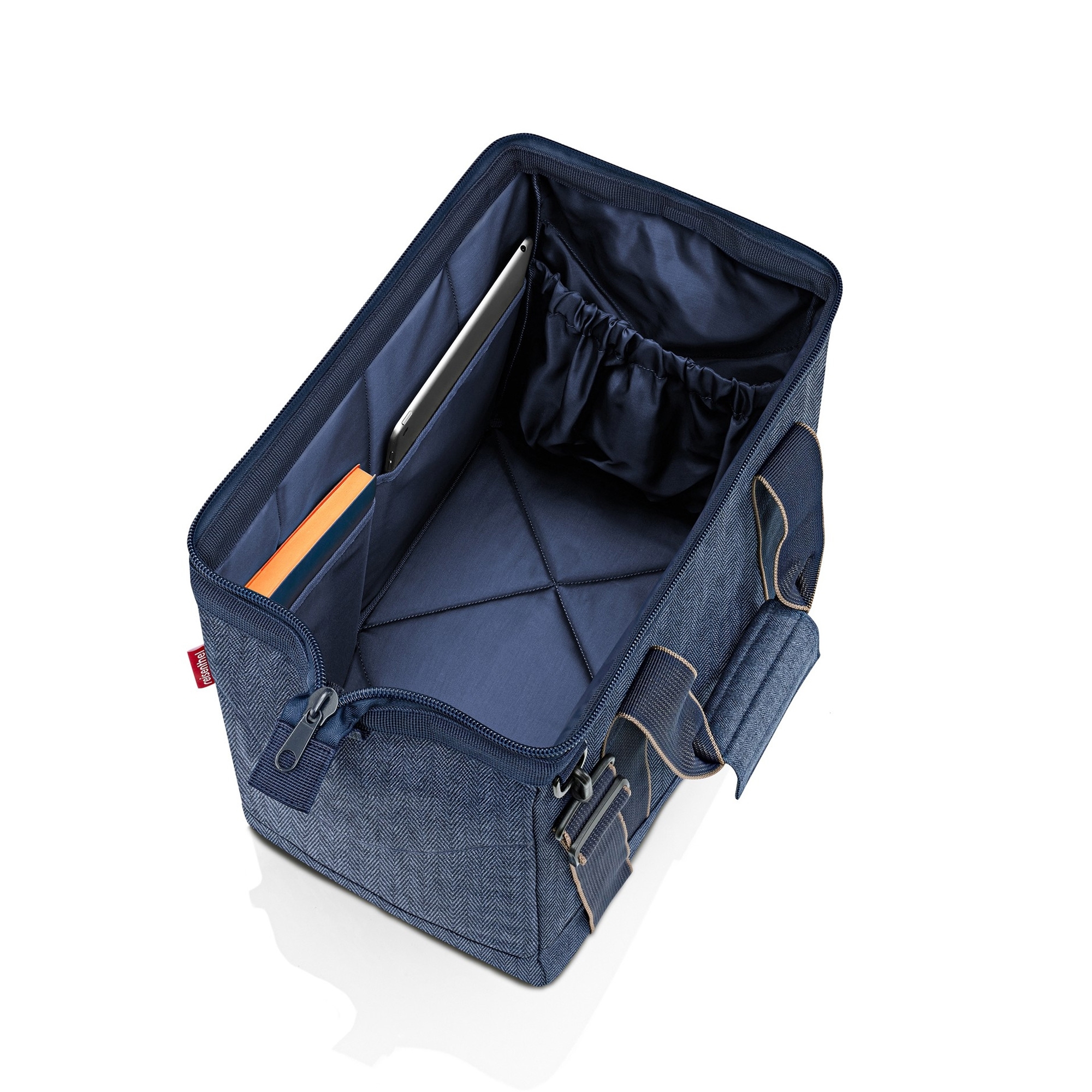 reisenthel - allrounder M - herringbone dark blue reisenthel - allrounder M - herringbone dark blue