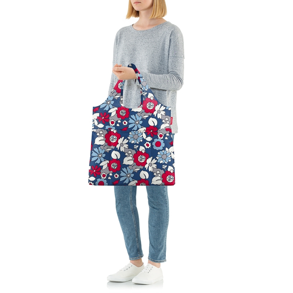 reisenthel - mini maxi shopper plus - florist indigo reisenthel - mini maxi shopper plus - florist indigo