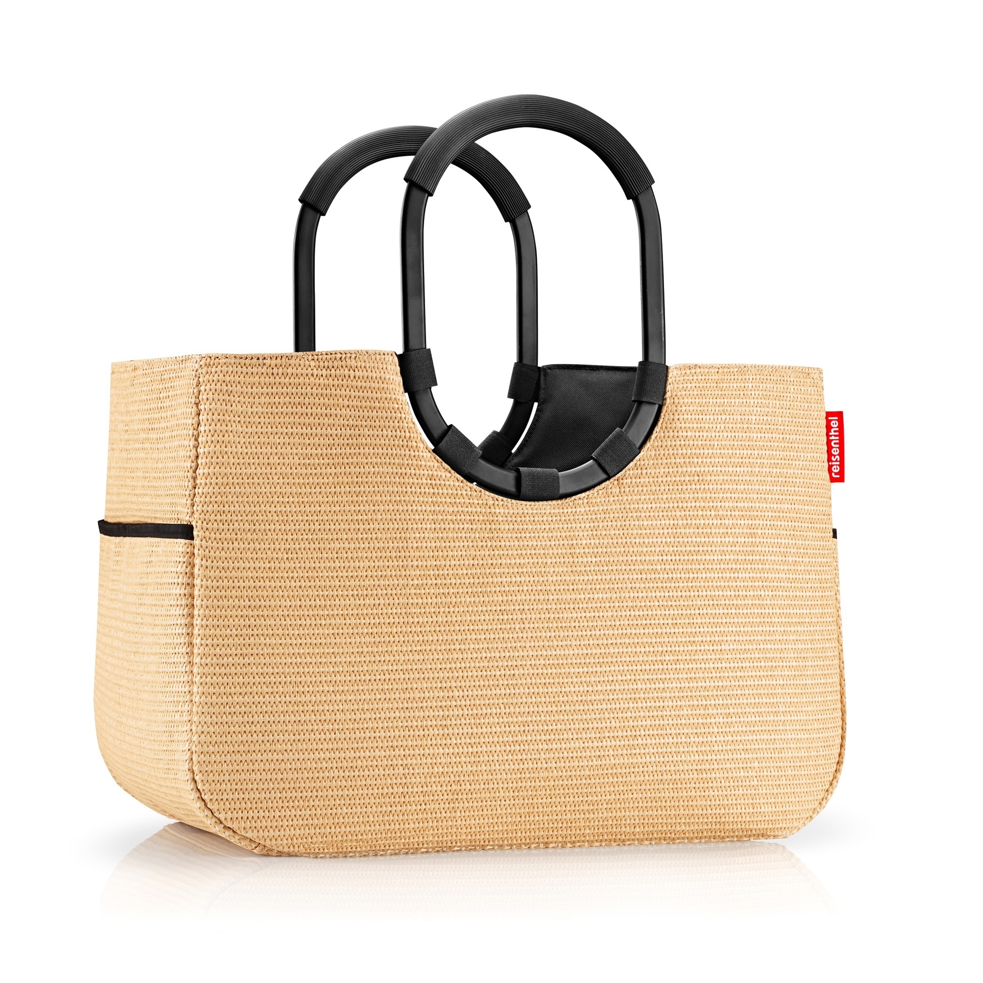 reisenthel - loopshopper L - frame raffia black