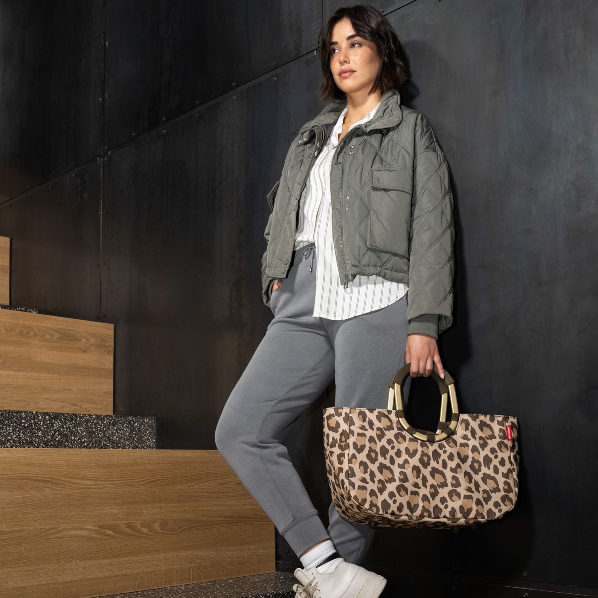 reisenthel - loopshopper M - frame leo macchiato reisenthel - loopshopper M - frame leo macchiato