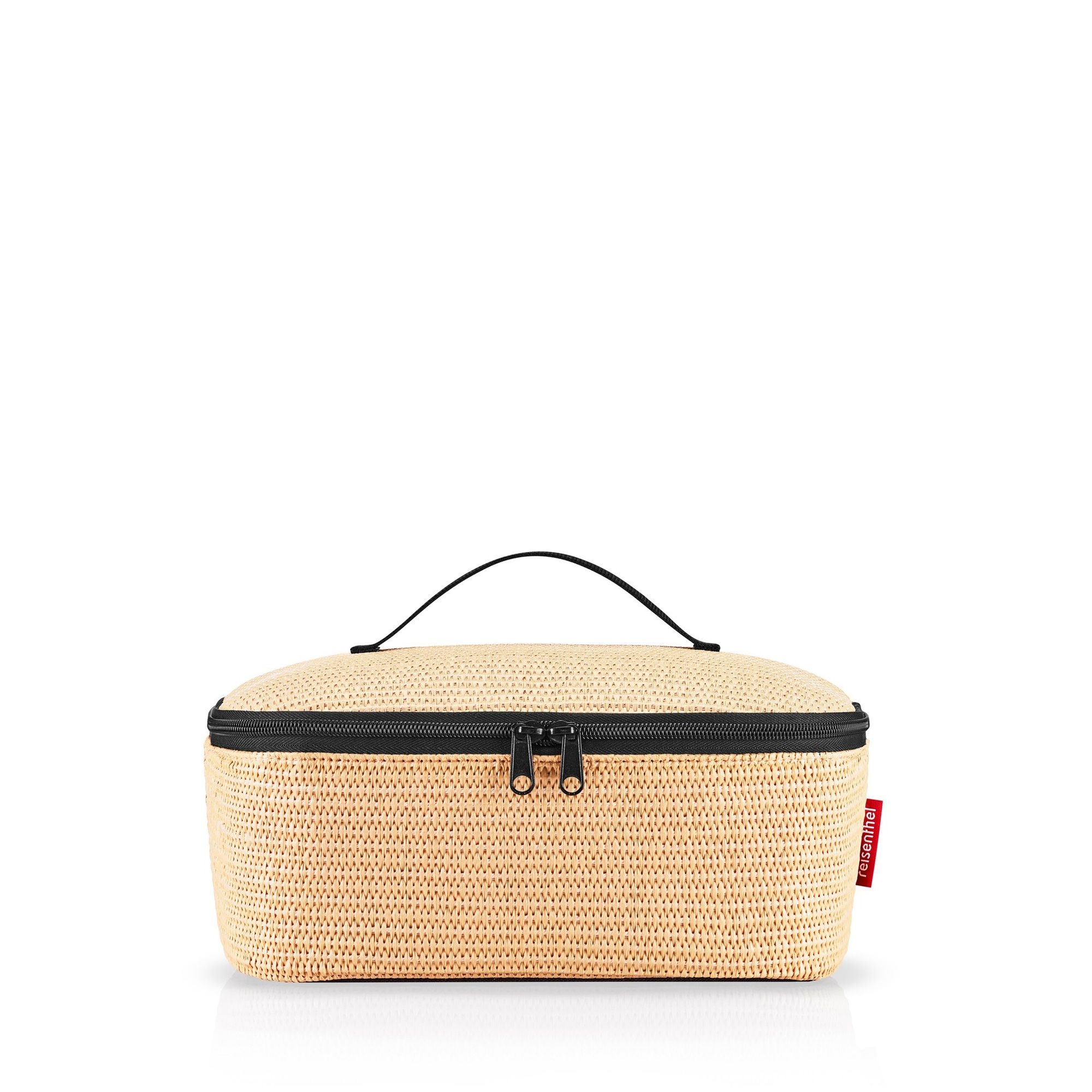 reisenthel - coolerbag M pocket - raffia black reisenthel - coolerbag M pocket - raffia black