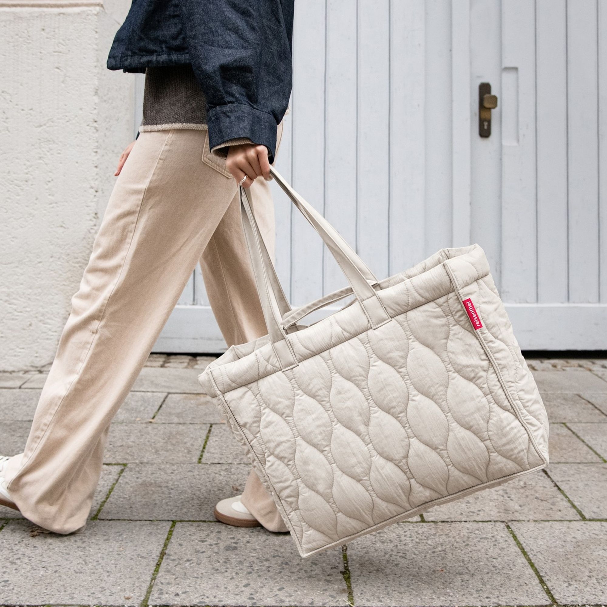 reisenthel - softshopper - puffer stone