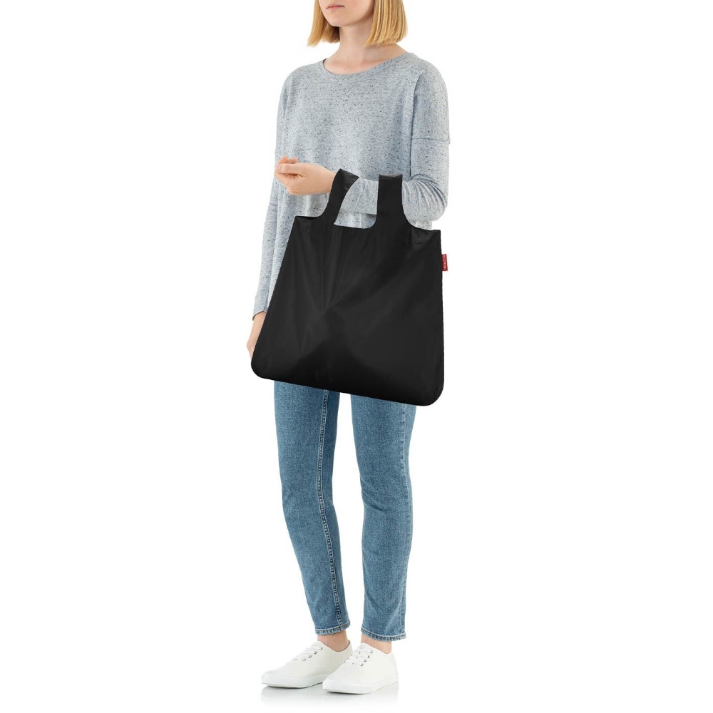 reisenthel - mini maxi shopper pocket - black reisenthel - mini maxi shopper pocket - black