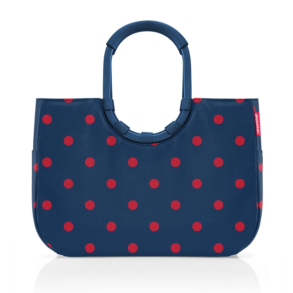 reisenthel - loopshopper L - frame mixed dots red reisenthel - loopshopper L - frame mixed dots red