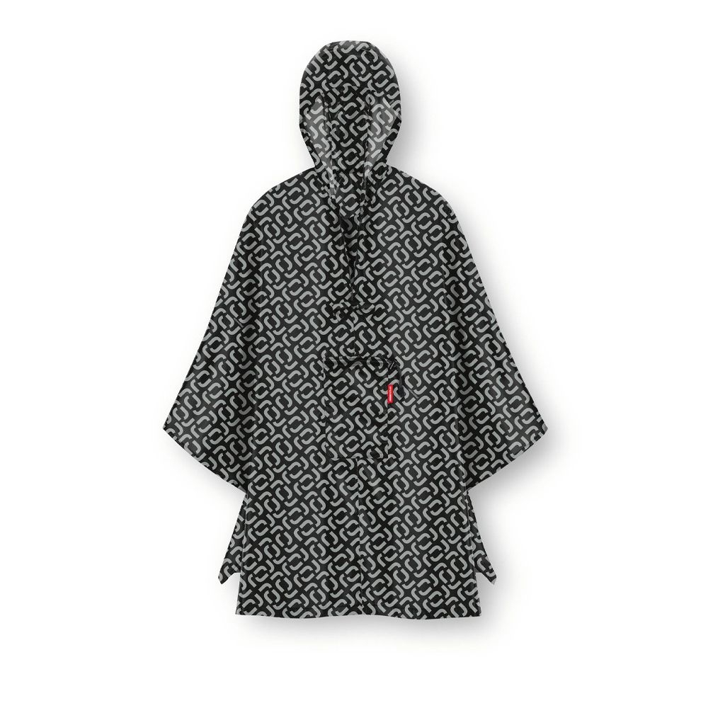 reisenthel - mini maxi poncho - signature black reisenthel - mini maxi poncho - signature black