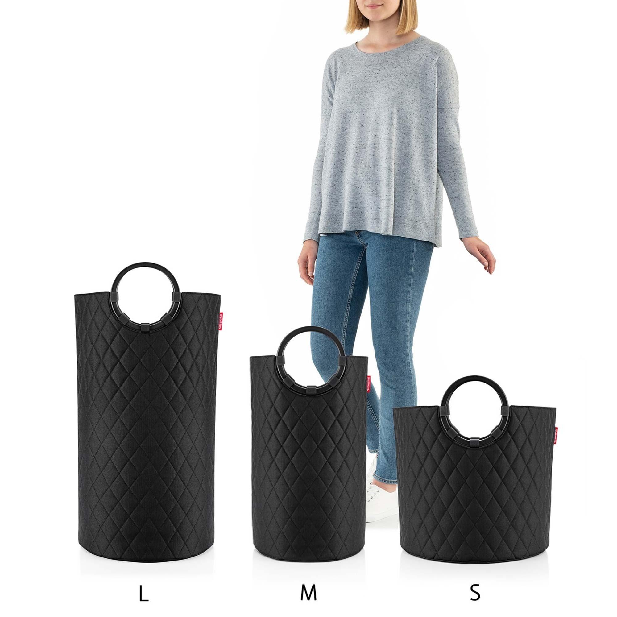 reisenthel - loophome S - frame rhombus black reisenthel - loophome S - frame rhombus black
