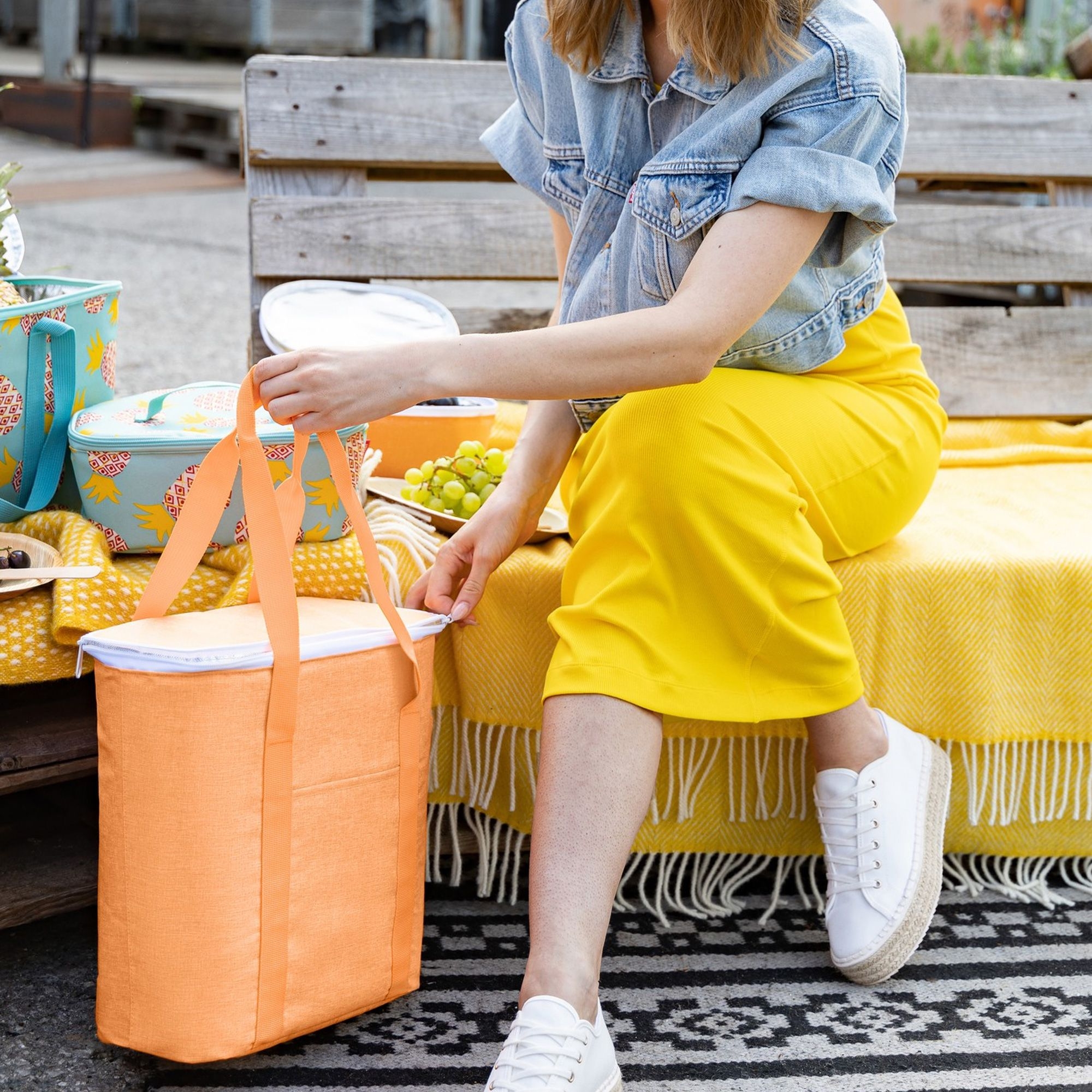 reisenthel - thermoshopper - twist apricot reisenthel - thermoshopper - twist apricot