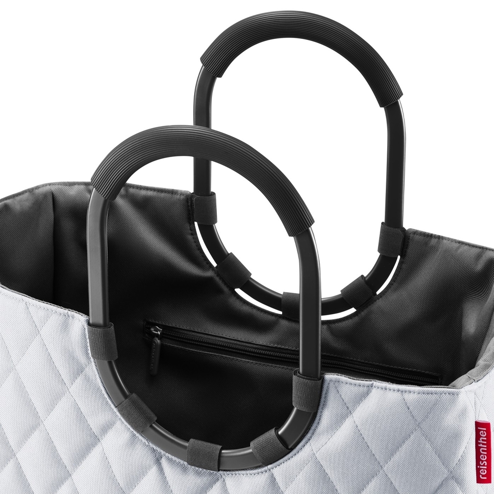 reisenthel - loopshopper L - frame rhombus light grey reisenthel - loopshopper L - frame rhombus light grey