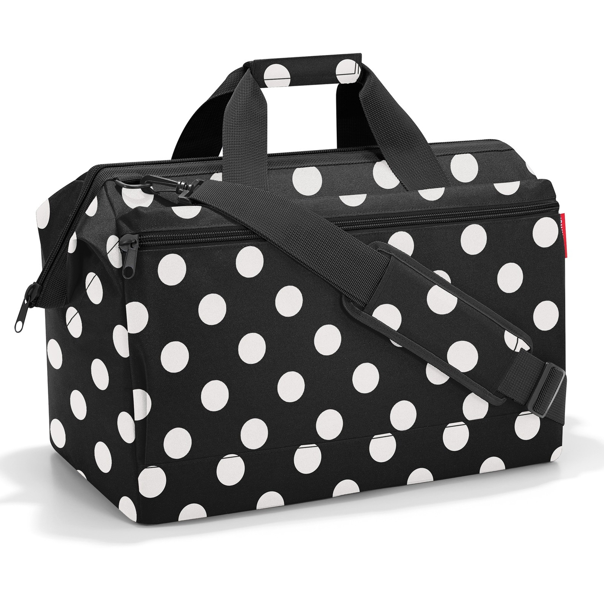 reisenthel - allrounder L pocket - dots white reisenthel - allrounder L pocket - dots white