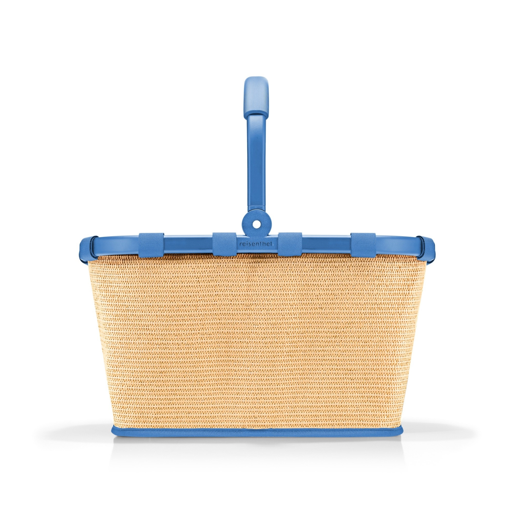 reisenthel - carrybag - frame raffia blue