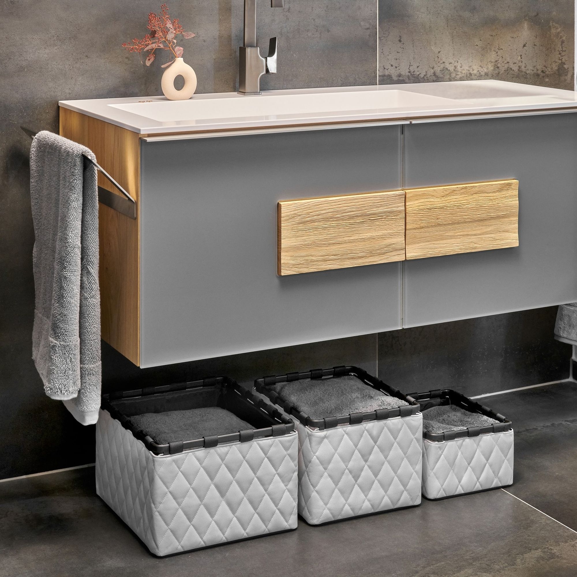 reisenthel - framebox M - frame rhombus light grey reisenthel - framebox M - frame rhombus light grey