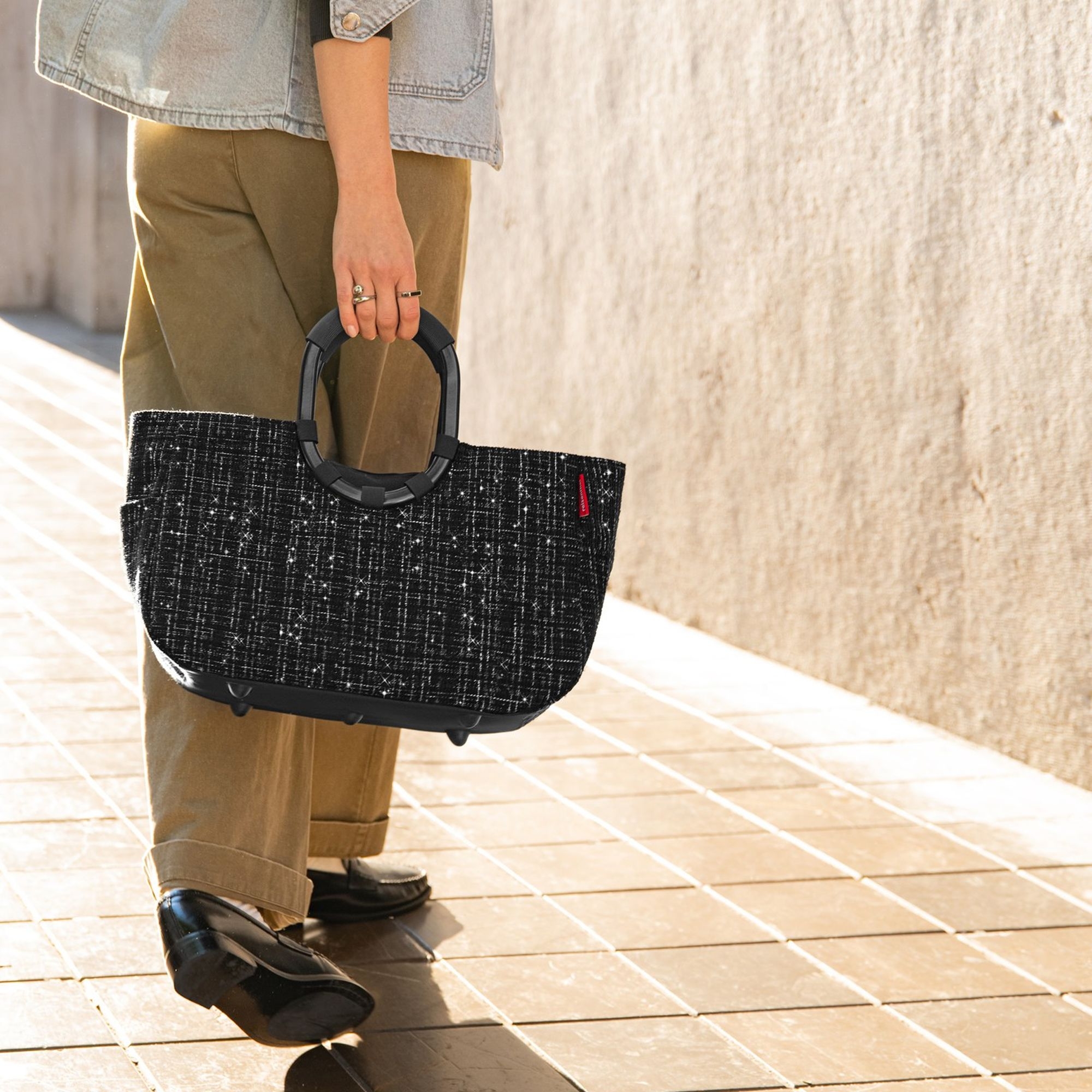 reisenthel - loopshopper M - bouclé black