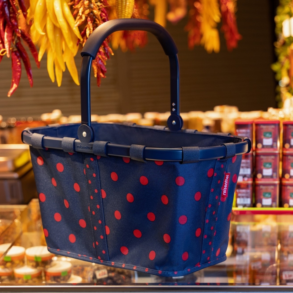 reisenthel - carrybag - frame mixed dots red reisenthel - carrybag - frame mixed dots red