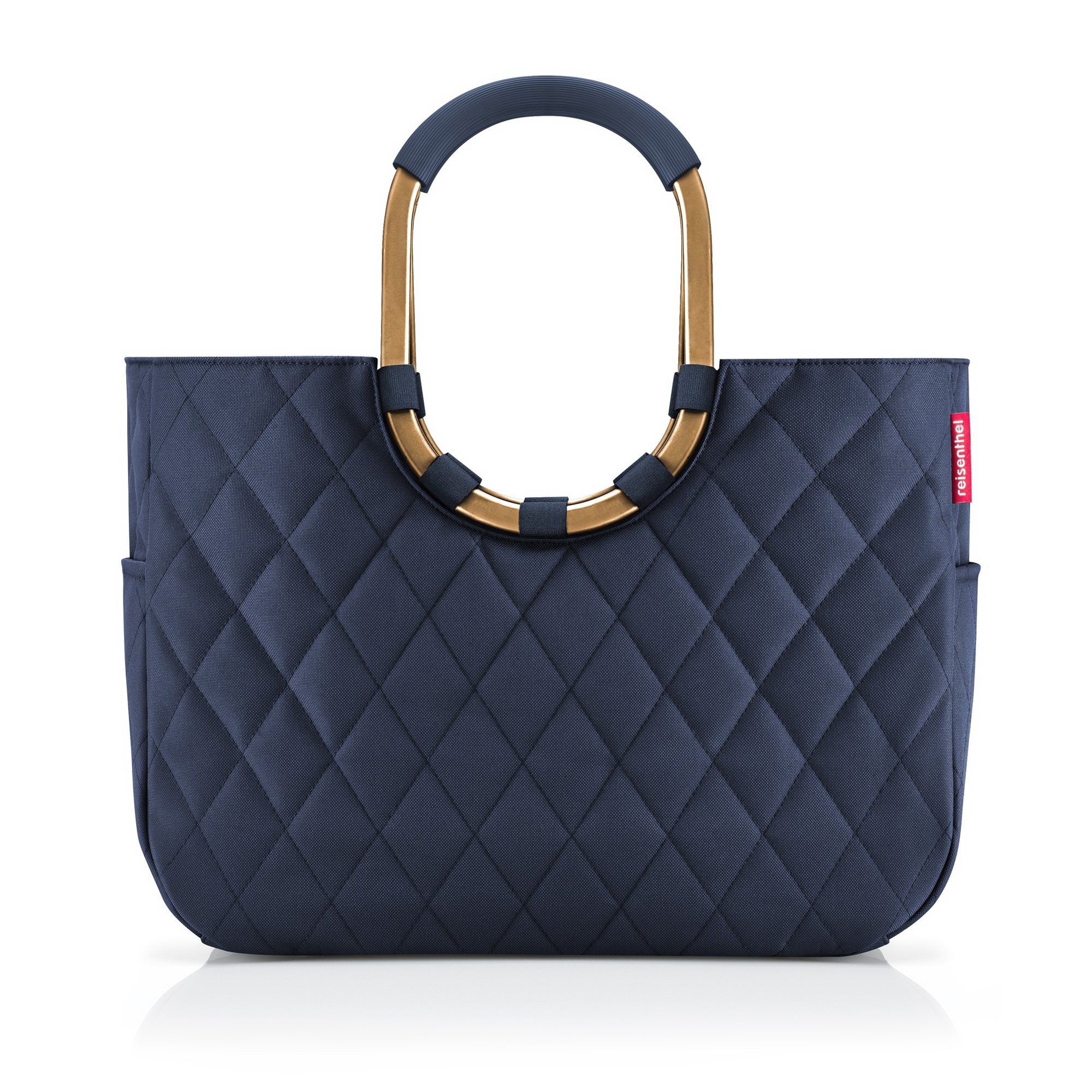 reisenthel - loopshopper L -  frame rhombus midnight gold reisenthel - loopshopper L -  frame rhombus midnight gold