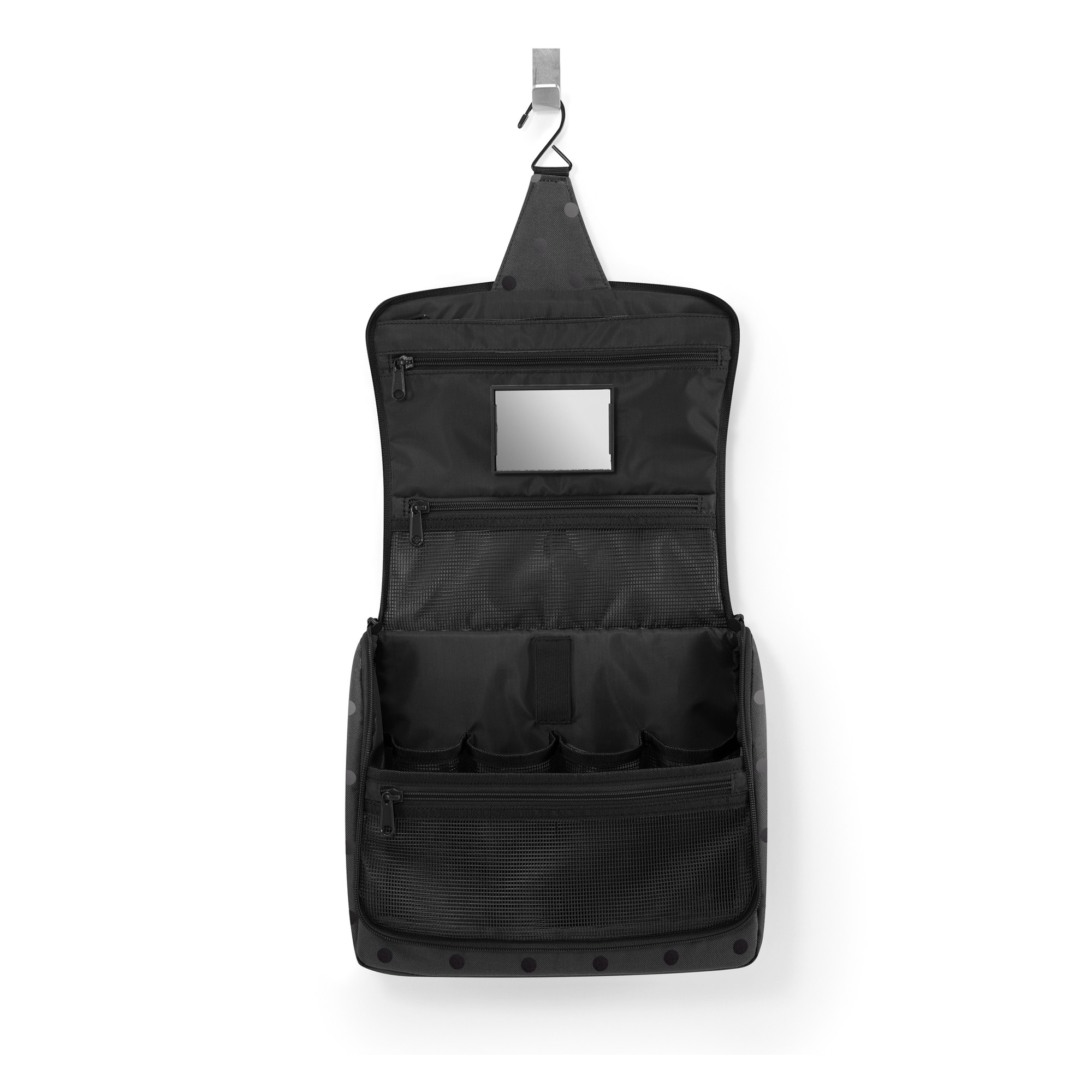 reisenthel - toiletbag XL - glossy dots black reisenthel - toiletbag XL - glossy dots black