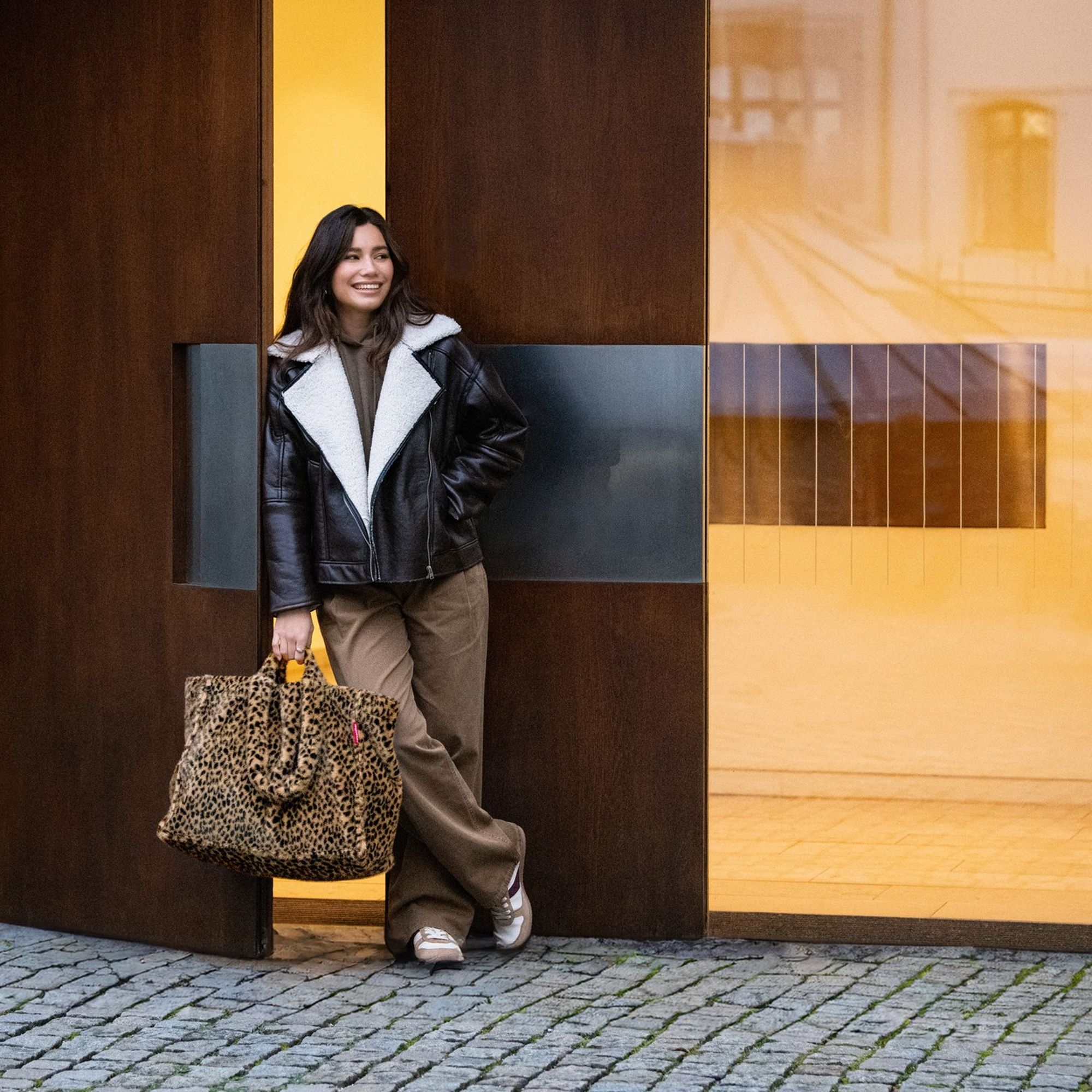 reisenthel - softshopper - leo fake fur