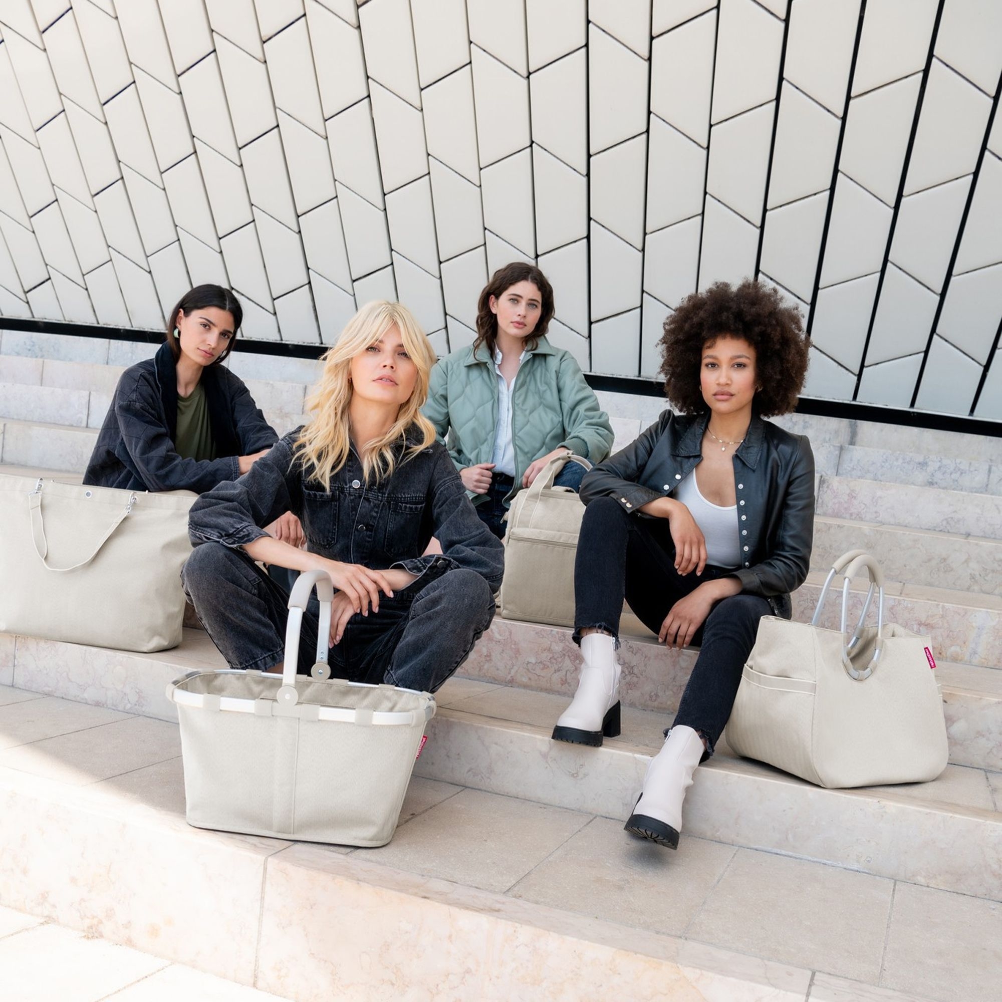 reisenthel - carrybag - herringbone sand reisenthel - carrybag - herringbone sand