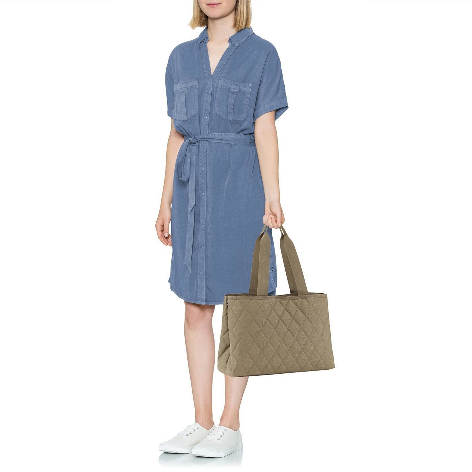 reisenthel - classic shopper L - rhombus olive reisenthel - classic shopper L - rhombus olive