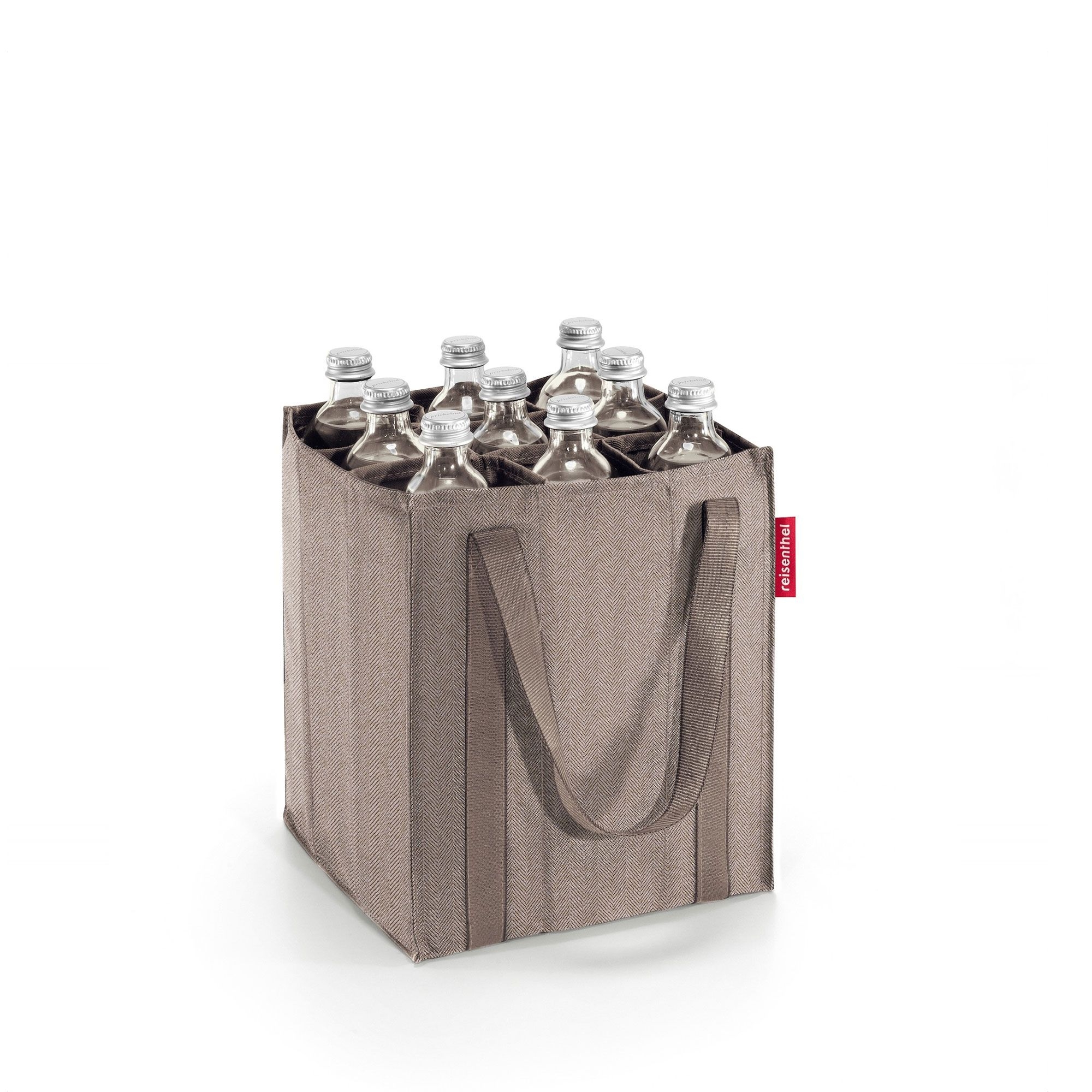 reisenthel - bottlebag - herringbone mokka