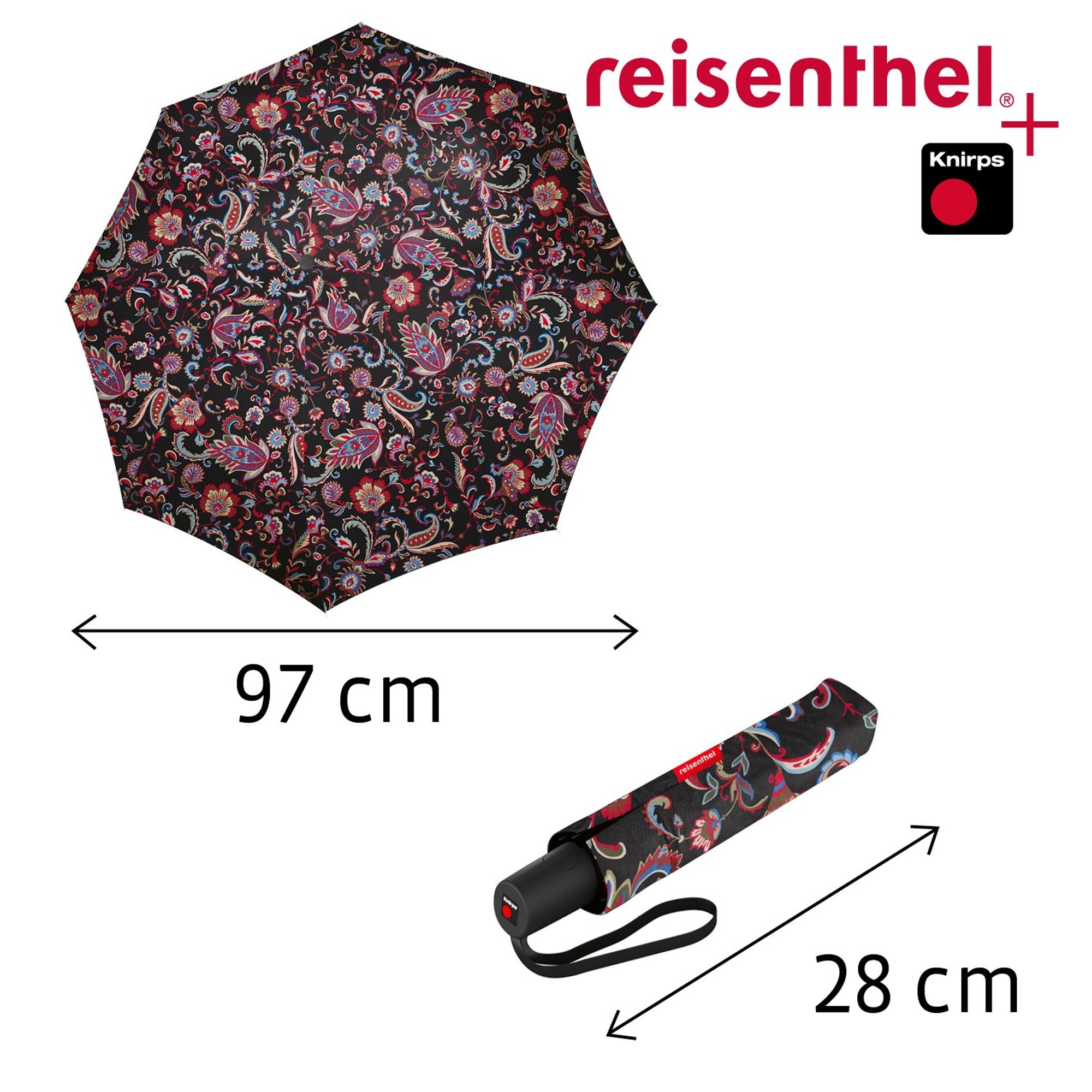 reisenthel - umbrella pocket duomatic - paisley black reisenthel - umbrella pocket duomatic - paisley black