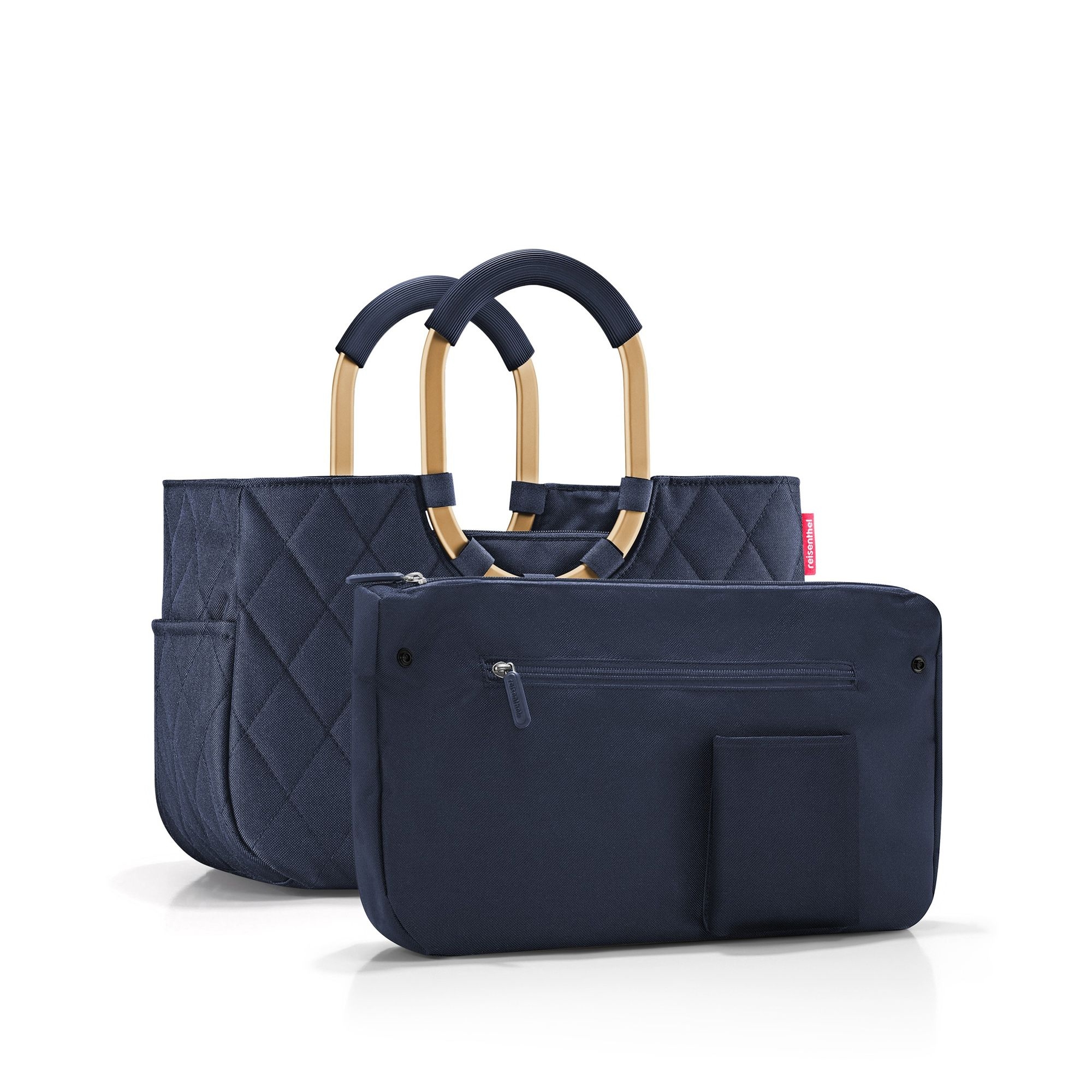 reisenthel - loopshopper M - rhombus midnight gold reisenthel - loopshopper M - rhombus midnight gold