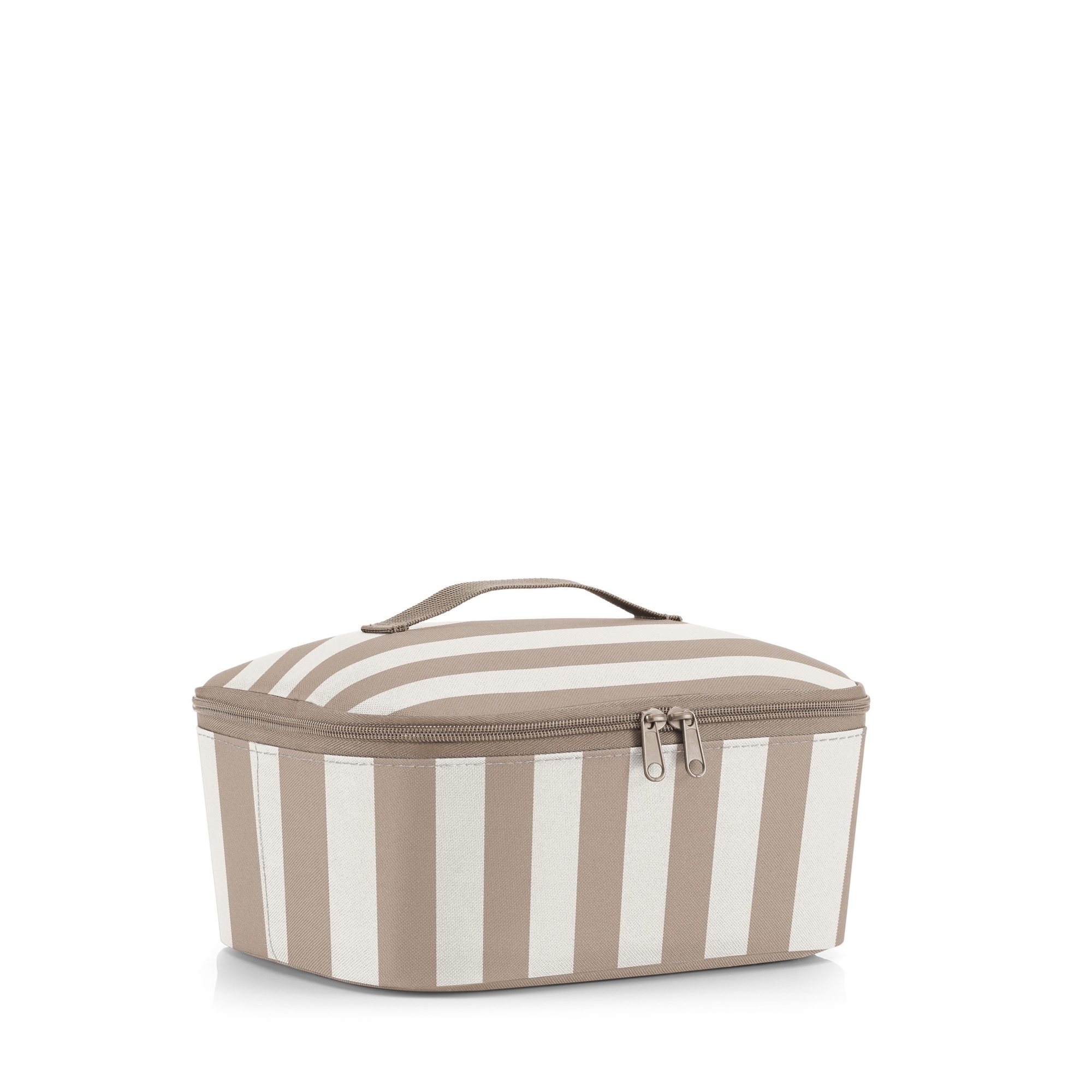 reisenthel - coolerbag M pocket - summerstripes coffee