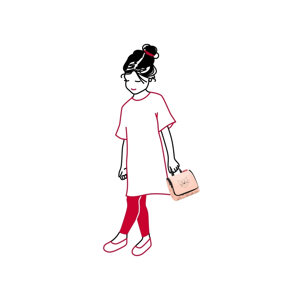 reisenthel - toiletbag S - kids - cats and dogs rose