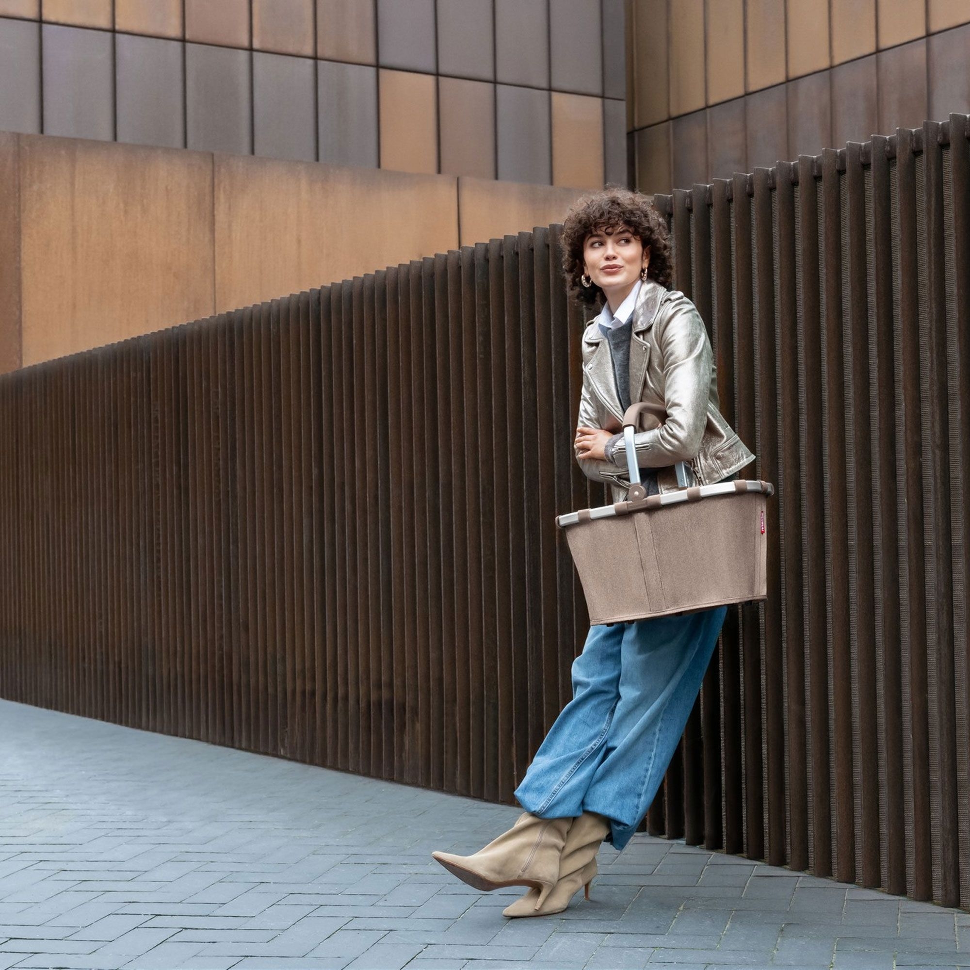 reisenthel - carrybag - herringbone mokka