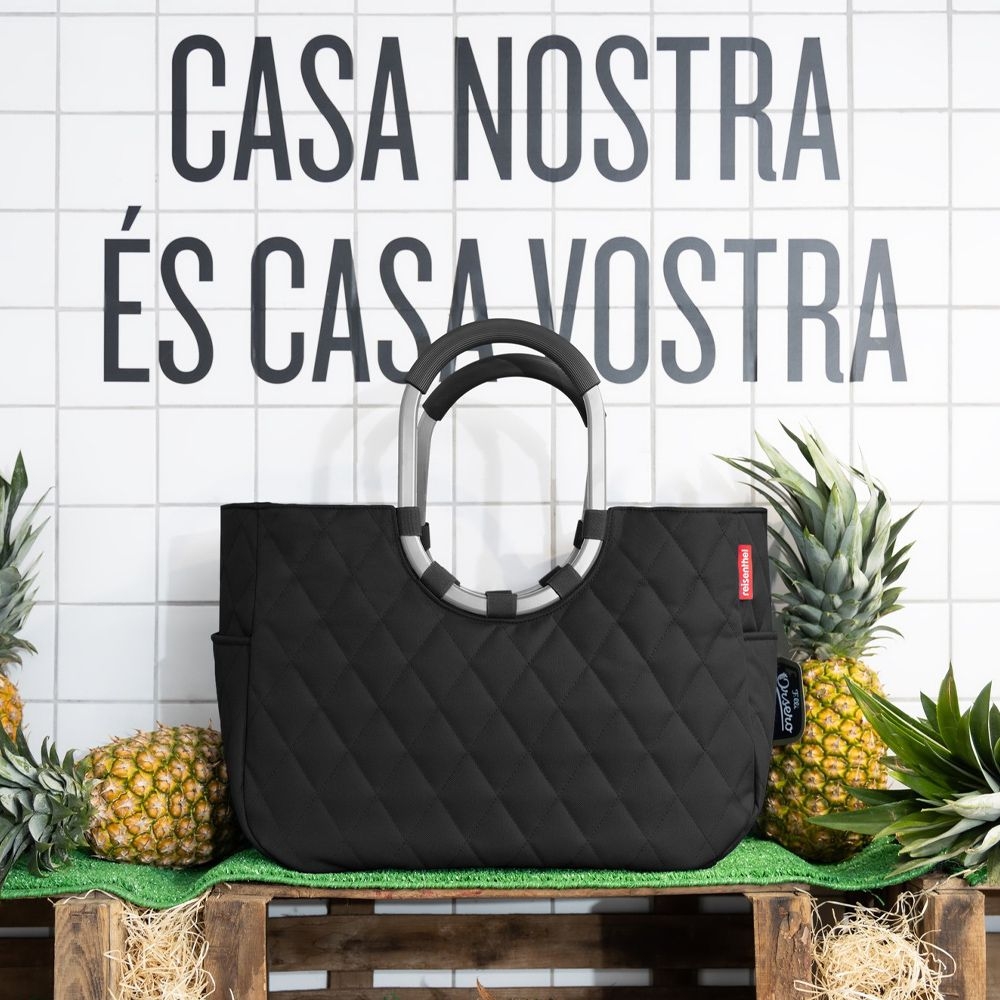 reisenthel - loopshopper L - rhombus black reisenthel - loopshopper L - rhombus black