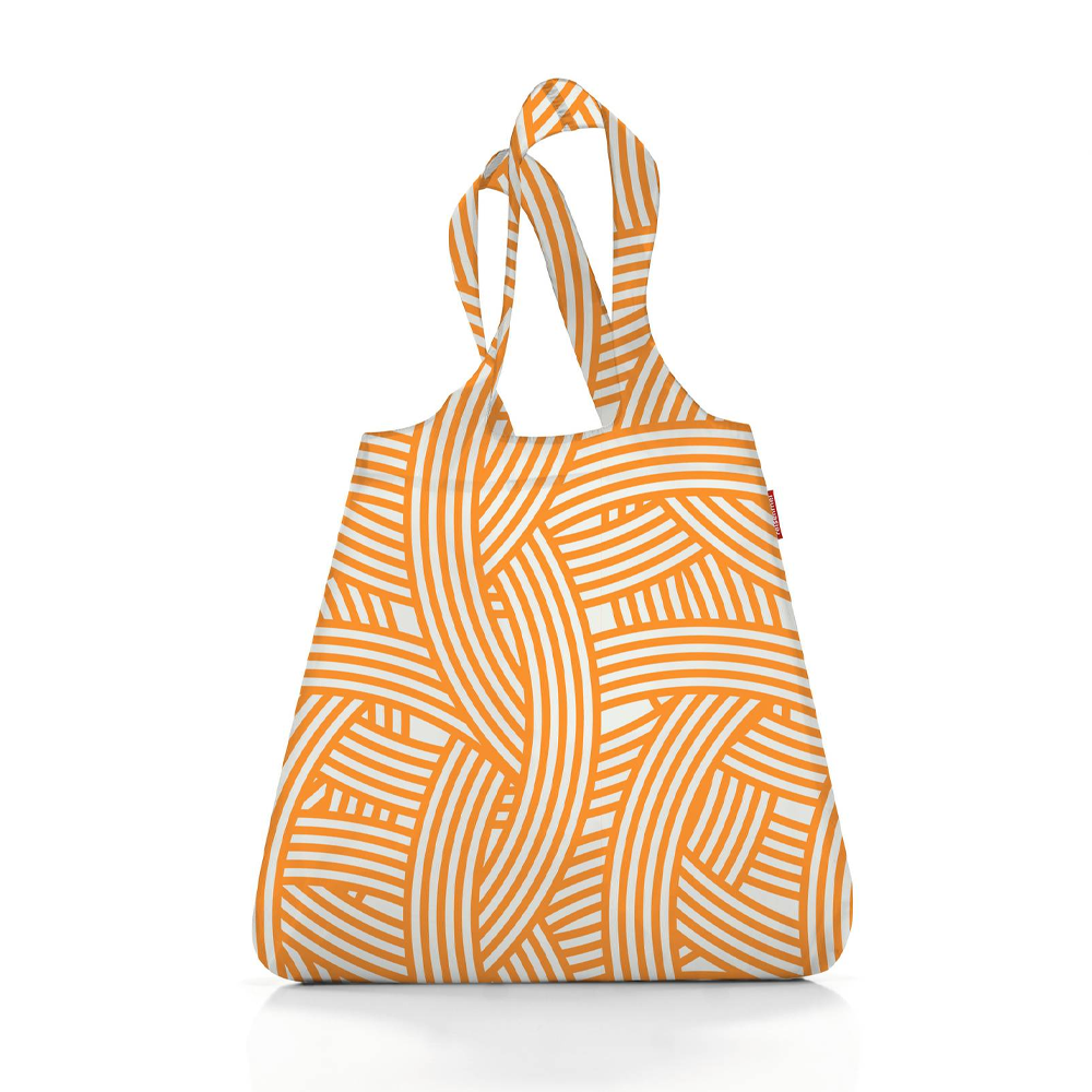 reisenthel - mini maxi shopper - zebra orange/white