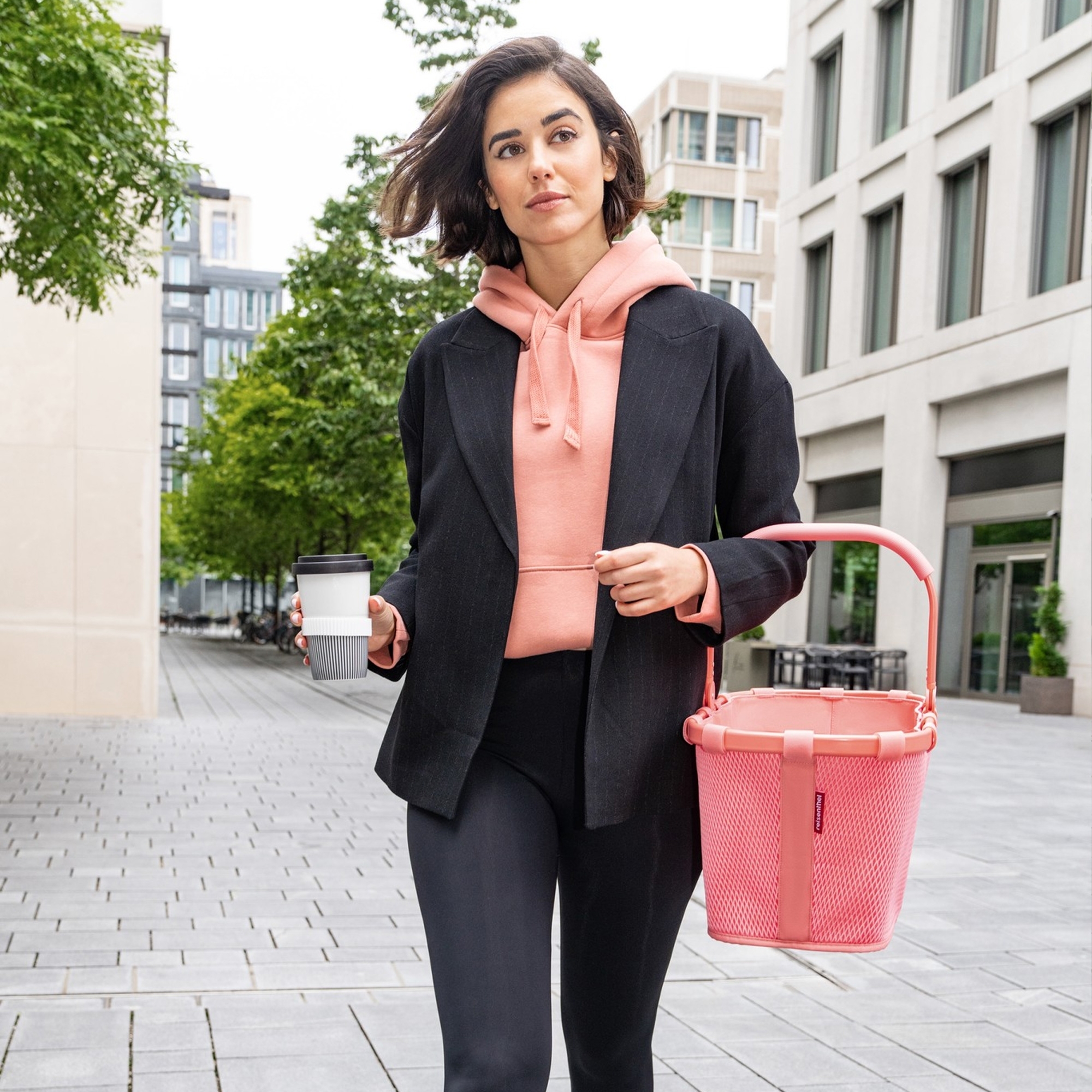 reisenthel - carrybag - frame mesh coral