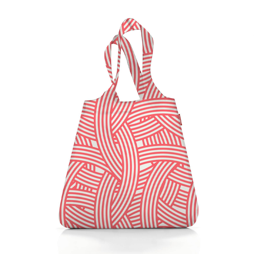 reisenthel - mini maxi shopper - zebra pink / white