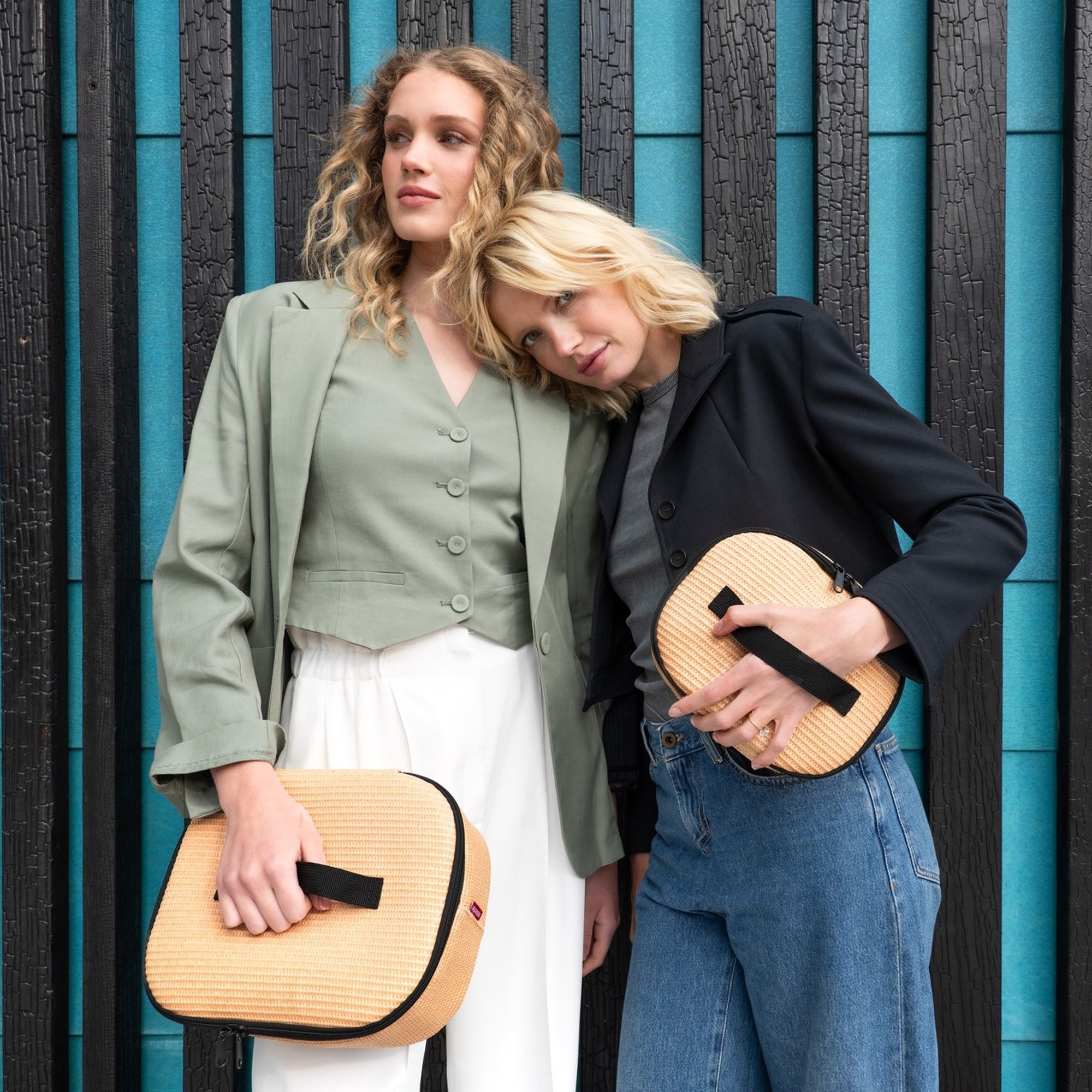 reisenthel - coolerbag S pocket - raffia black reisenthel - coolerbag S pocket - raffia black