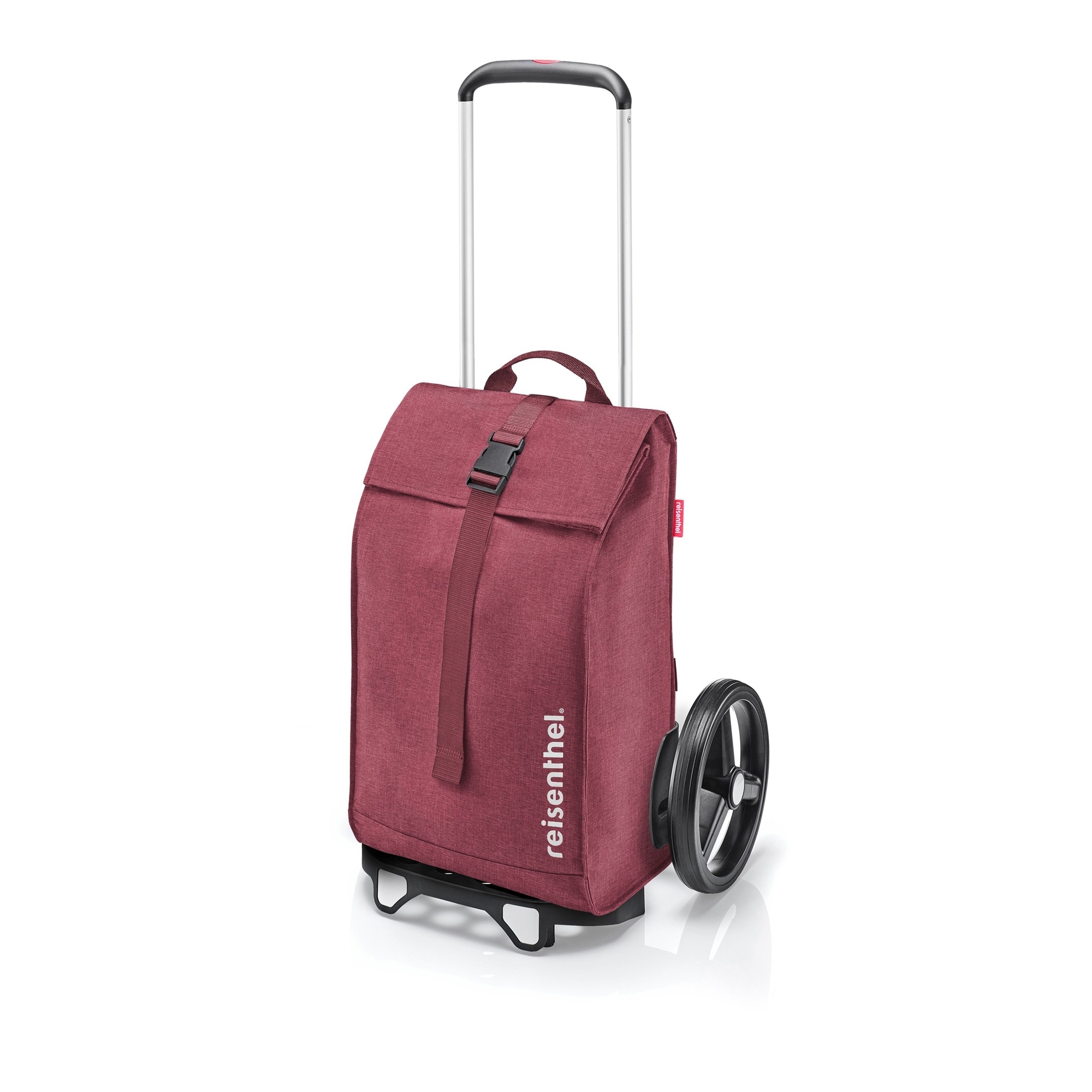 Red Reisenthel shopping trolley with wheels