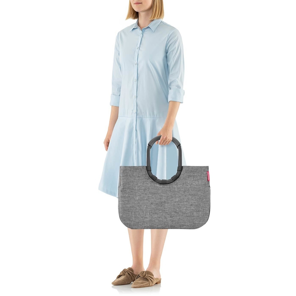 reisenthel - loopshopper L -  twist silver reisenthel - loopshopper L -  twist silver