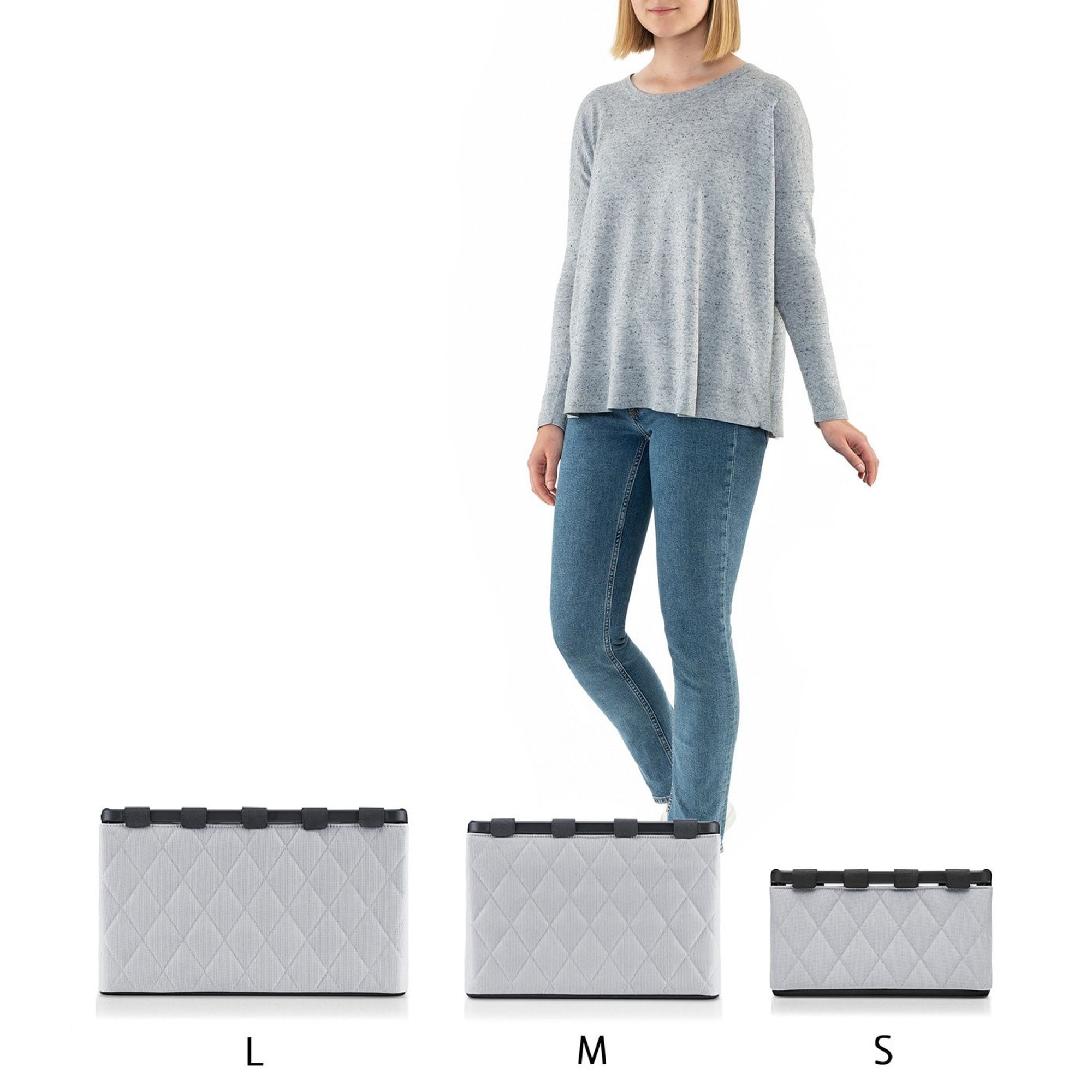 reisenthel - framebox S - frame rhombus light grey reisenthel - framebox S - frame rhombus light grey