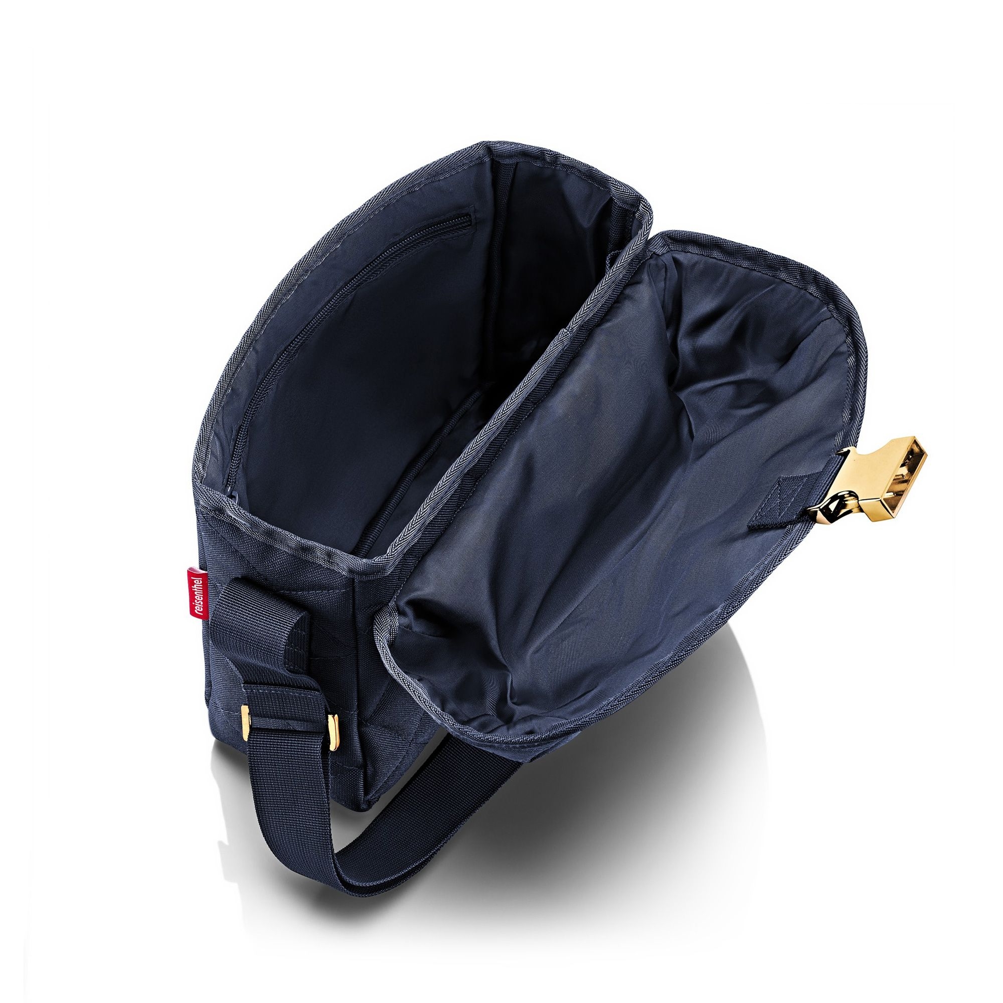 reisenthel - saddle bag M - rhombus midnight gold