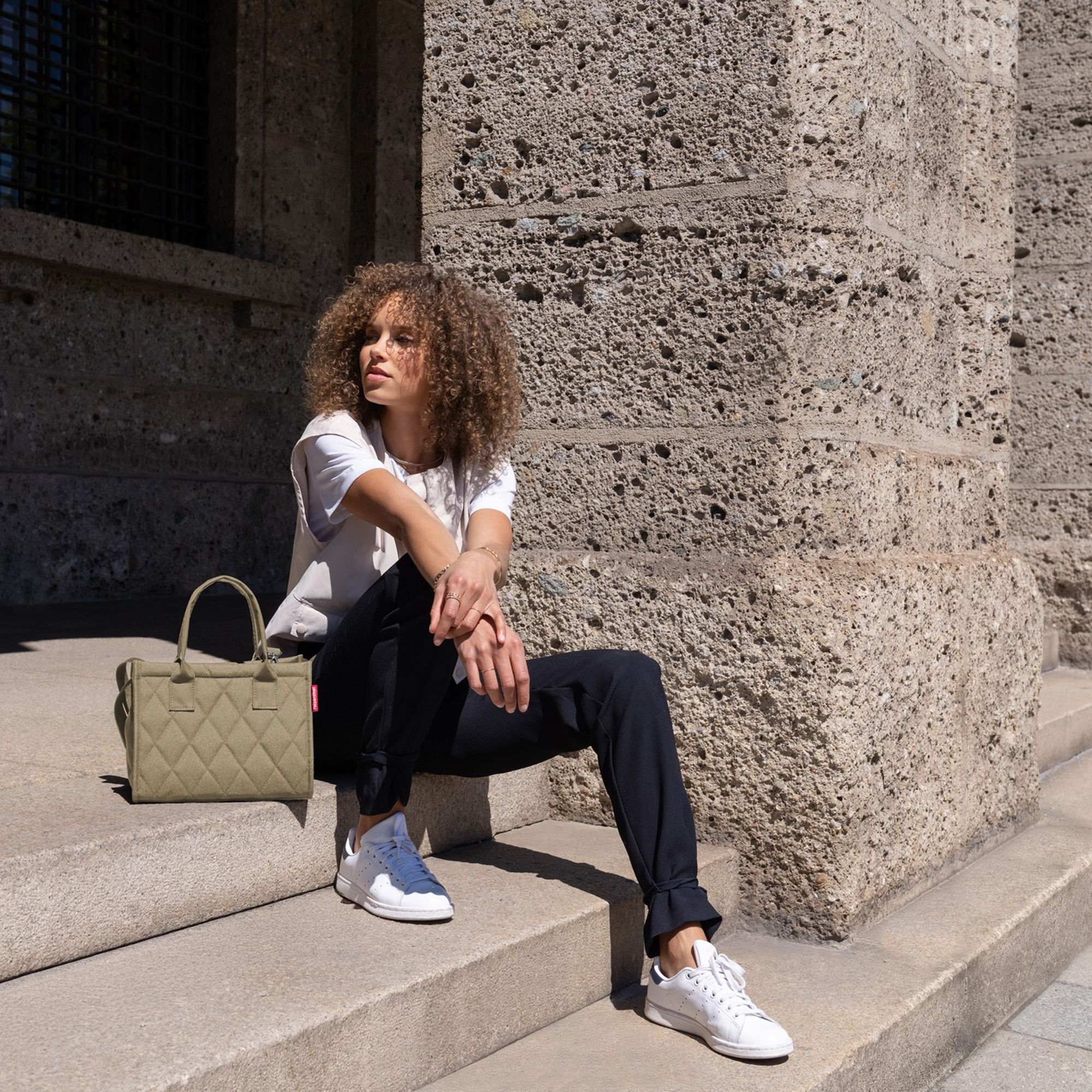 reisenthel - daily shopper XS - rhombus olive