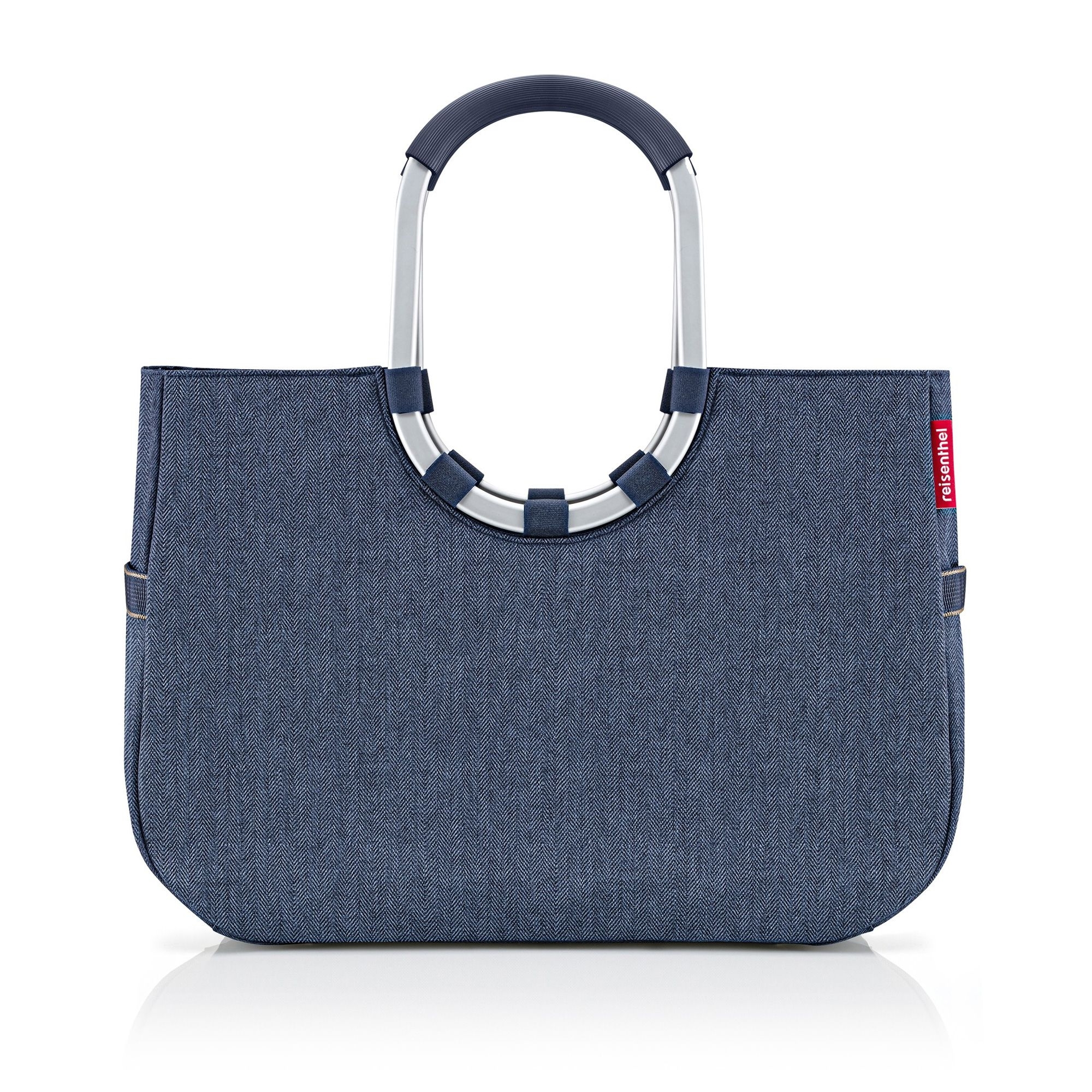 reisenthel - loopshopper L - herringbone dark blue reisenthel - loopshopper L - herringbone dark blue