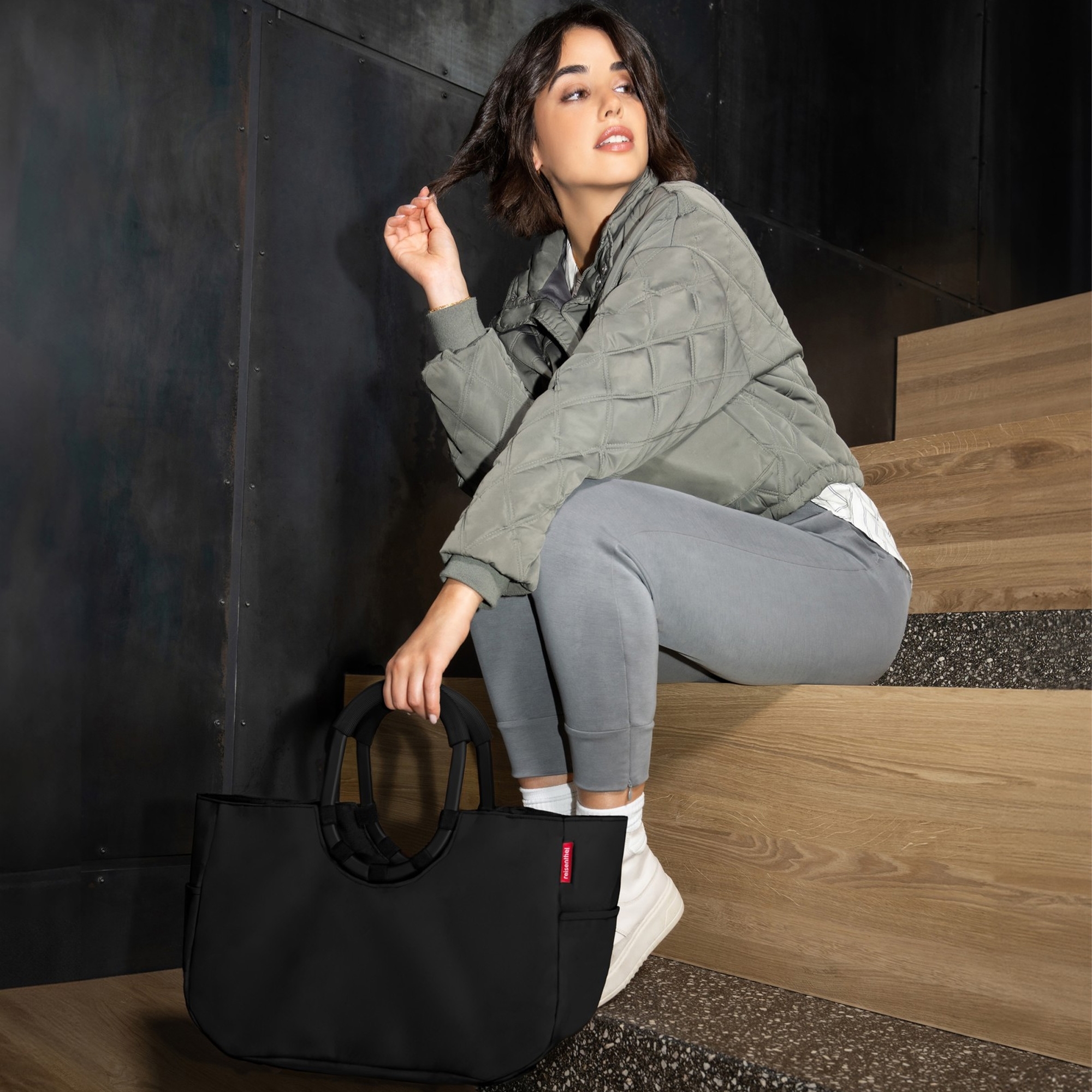 reisenthel - loopshopper M - frame black/black reisenthel - loopshopper M - frame black/black