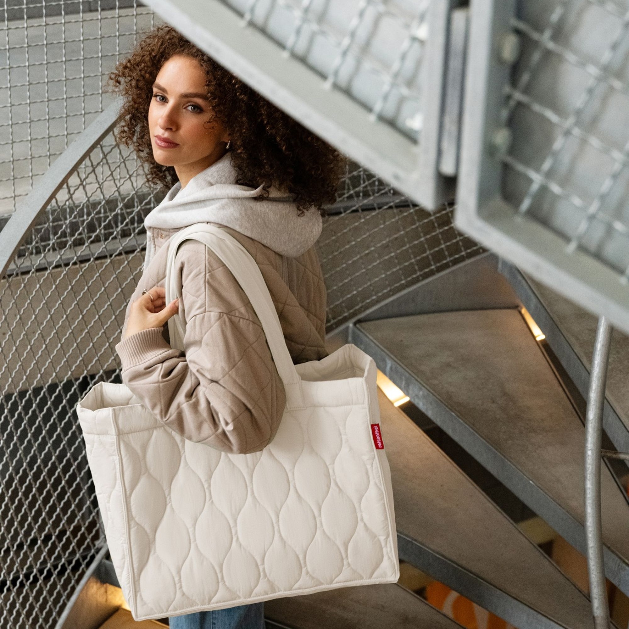 reisenthel - softshopper - puffer stone