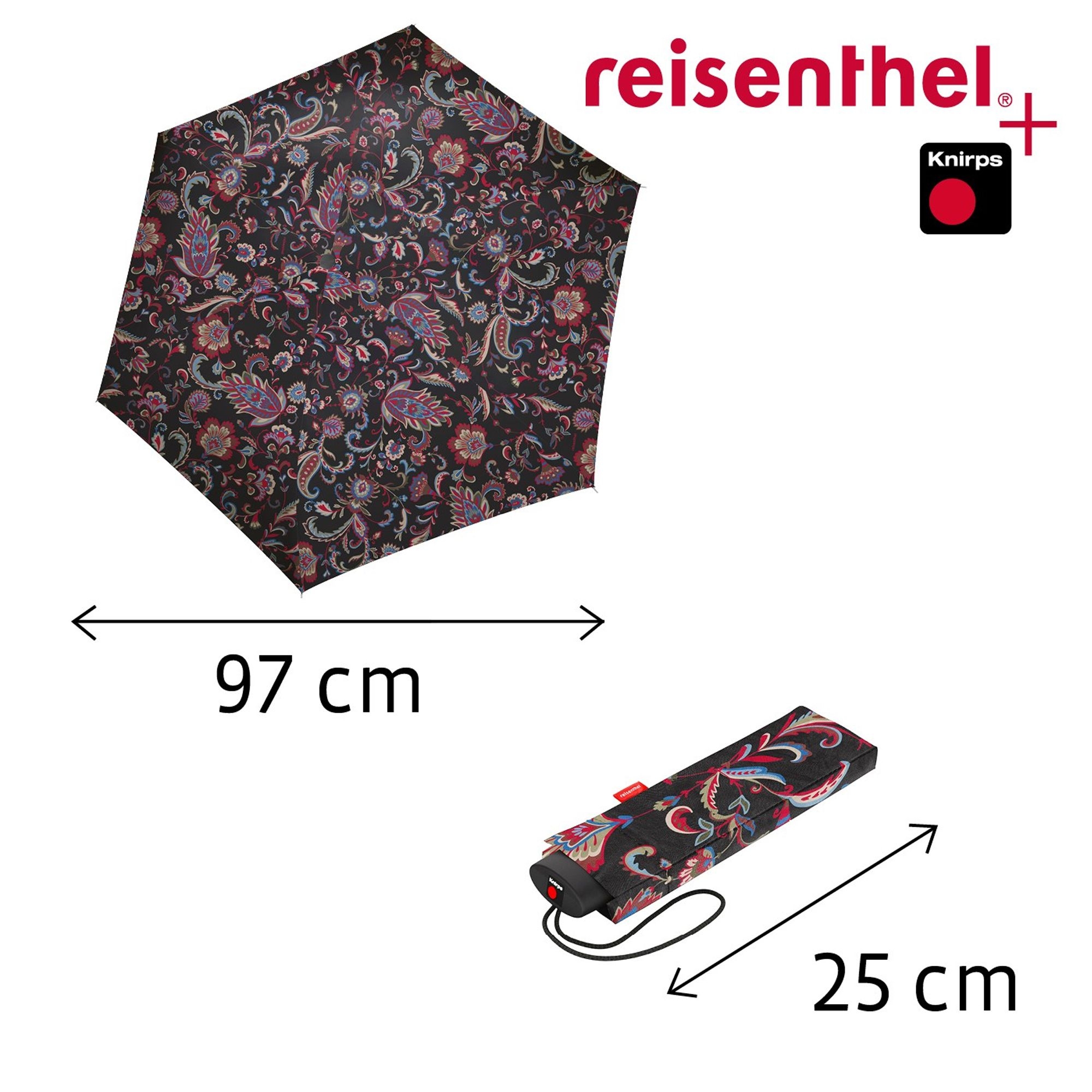 reisenthel - umbrella pocket mini - paisley black reisenthel - umbrella pocket mini - paisley black