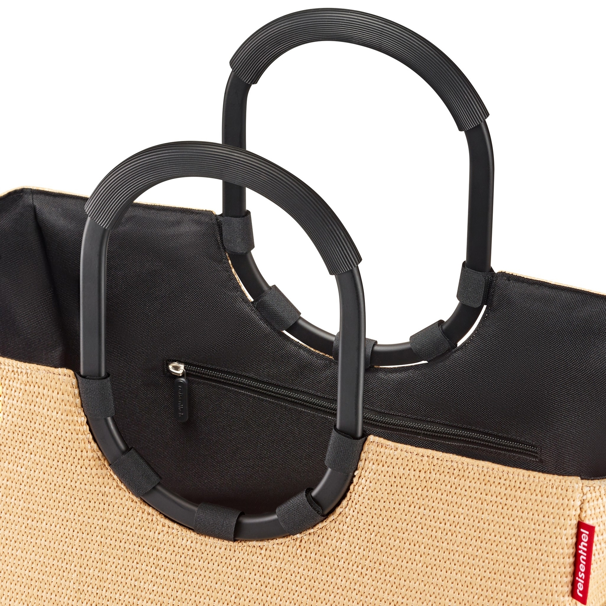 reisenthel - loopshopper L - frame raffia black